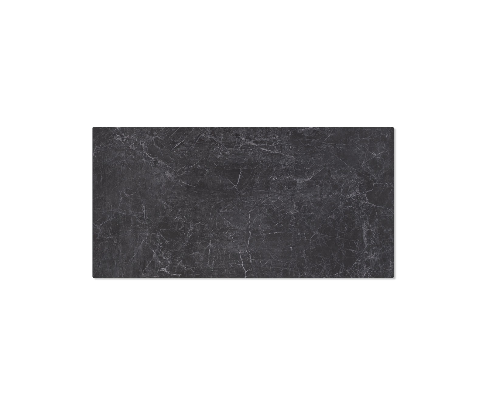 Table-à-manger Edge 200x100cm Laminam® céramique gris pieds milieu acier plat noir 3 Table-à-manger Edge 200x100cm Laminam® céramique gris pieds milieu acier plat noir 3