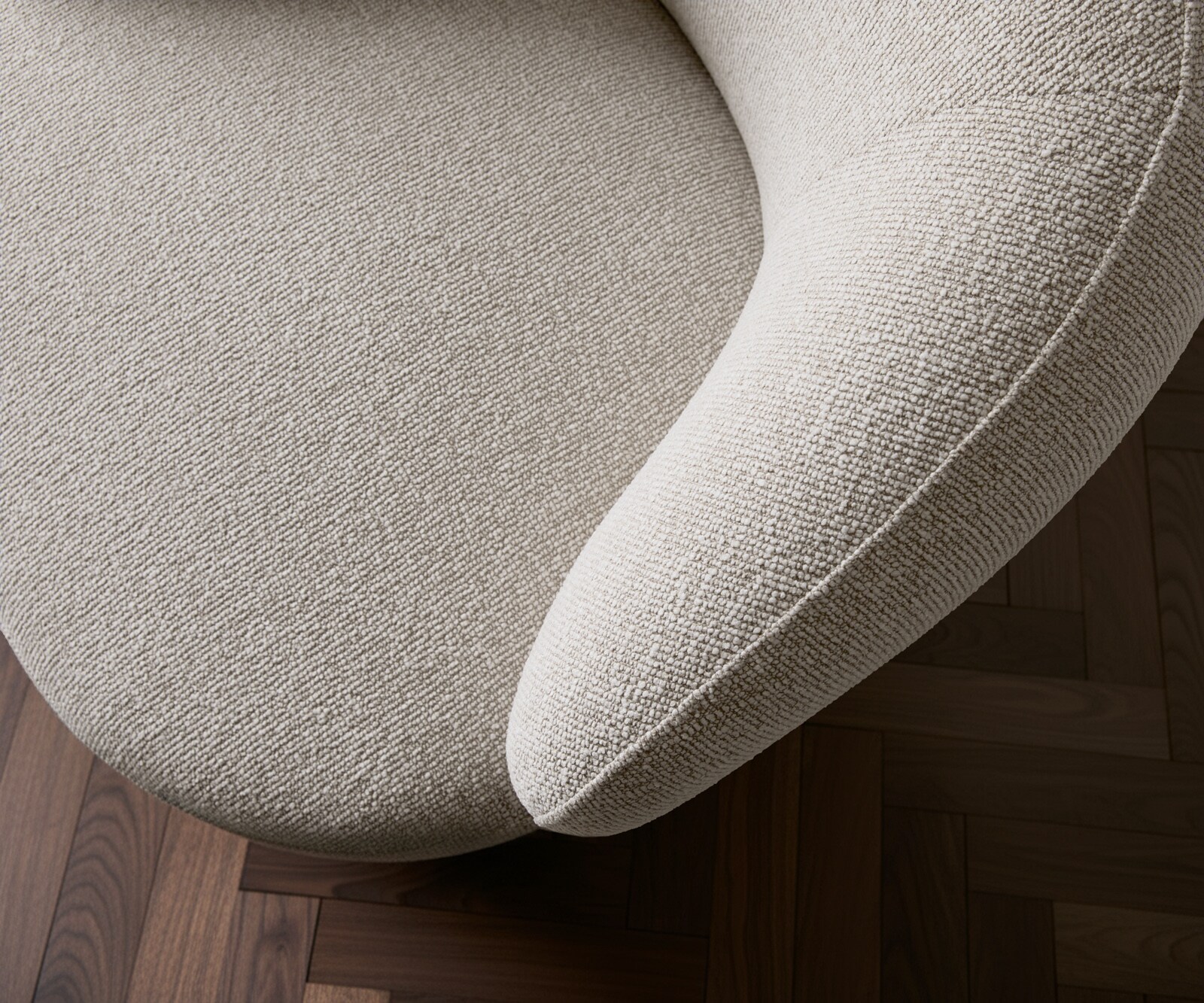 Loungesessel Nova 88x88 cm Webstoff Soft Beige 6