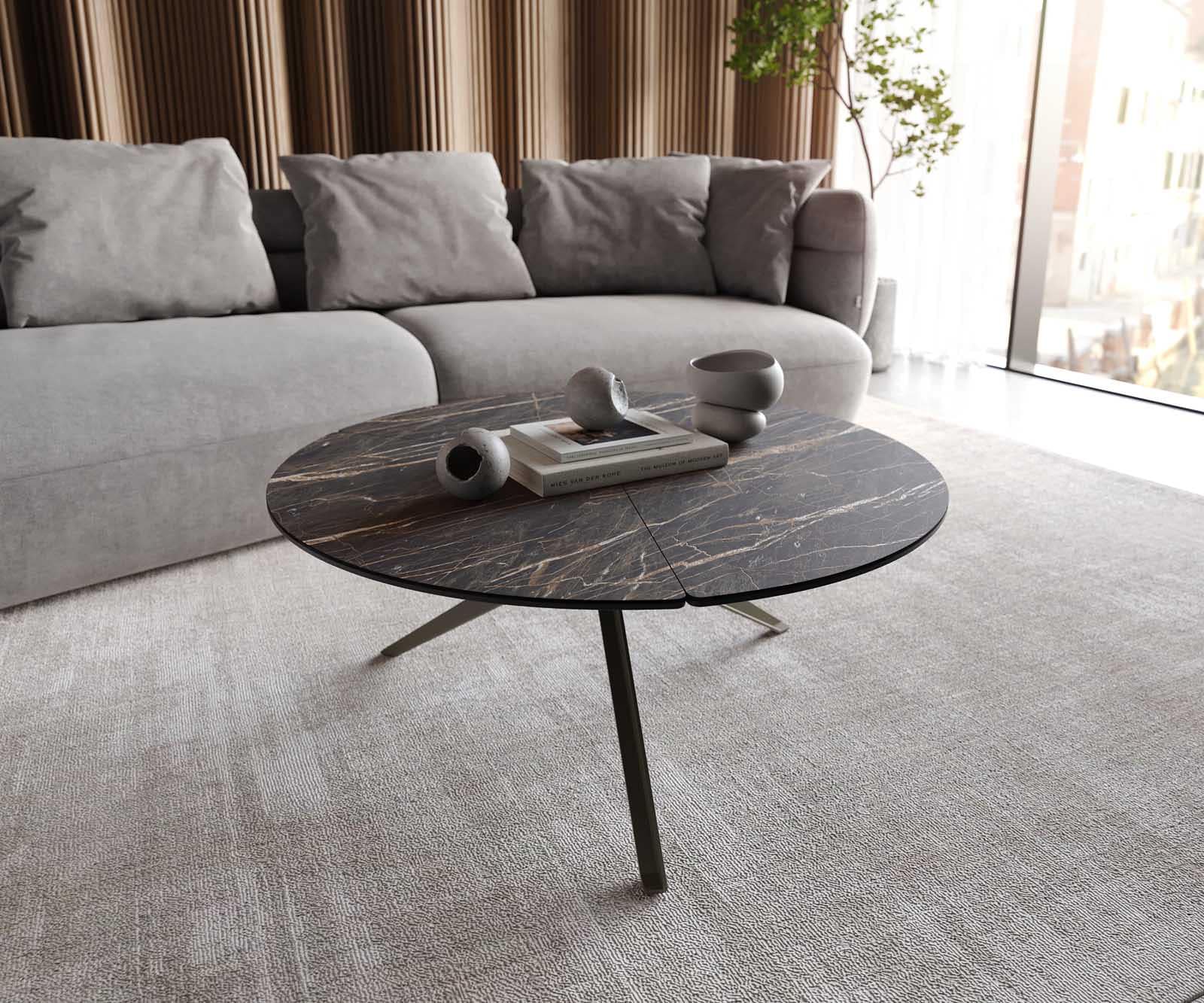 Couchtisch Delron Keramik Kreuzfuß 1 Couchtisch Delron Keramik Kreuzfuß 1