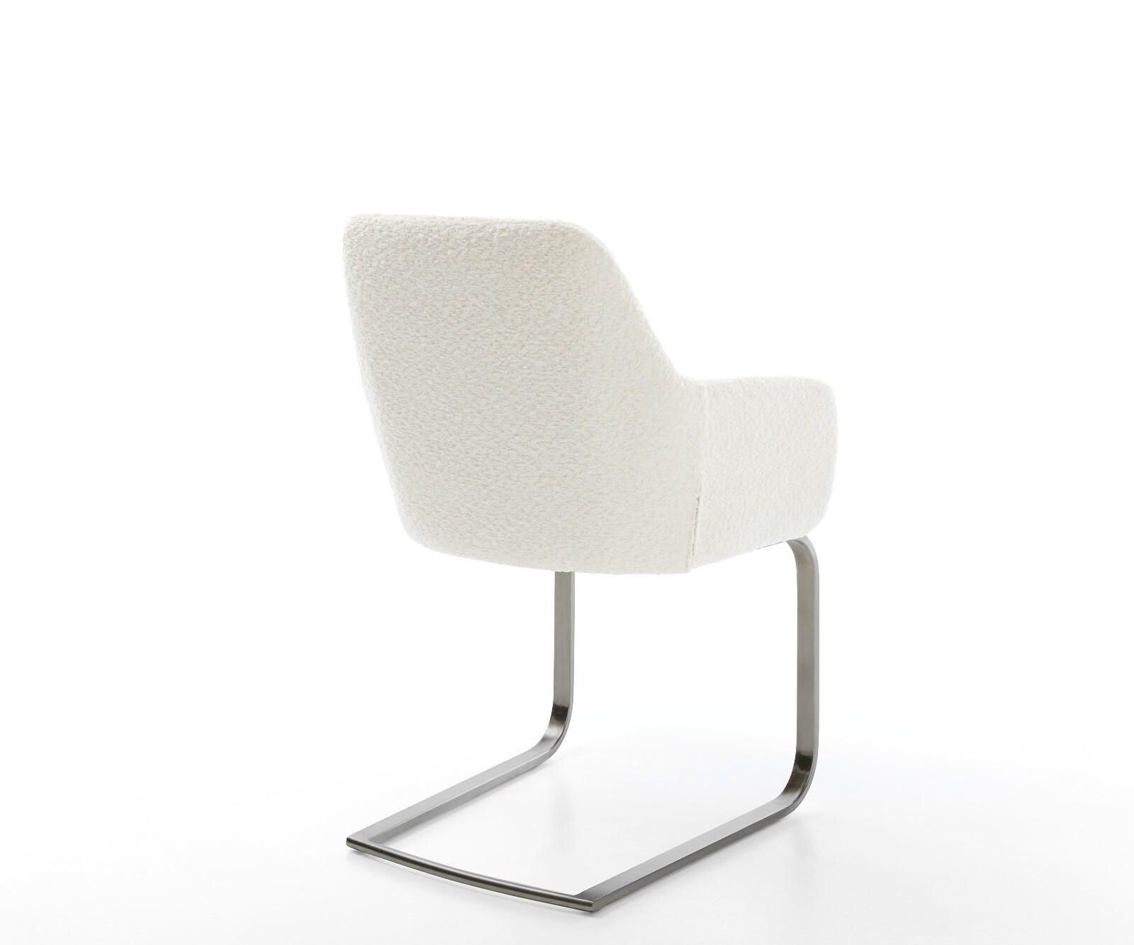 Freischwinger Pejo-Flex Bouclé Weiß Freischwinger flach Graphit Taschenfederkern 5