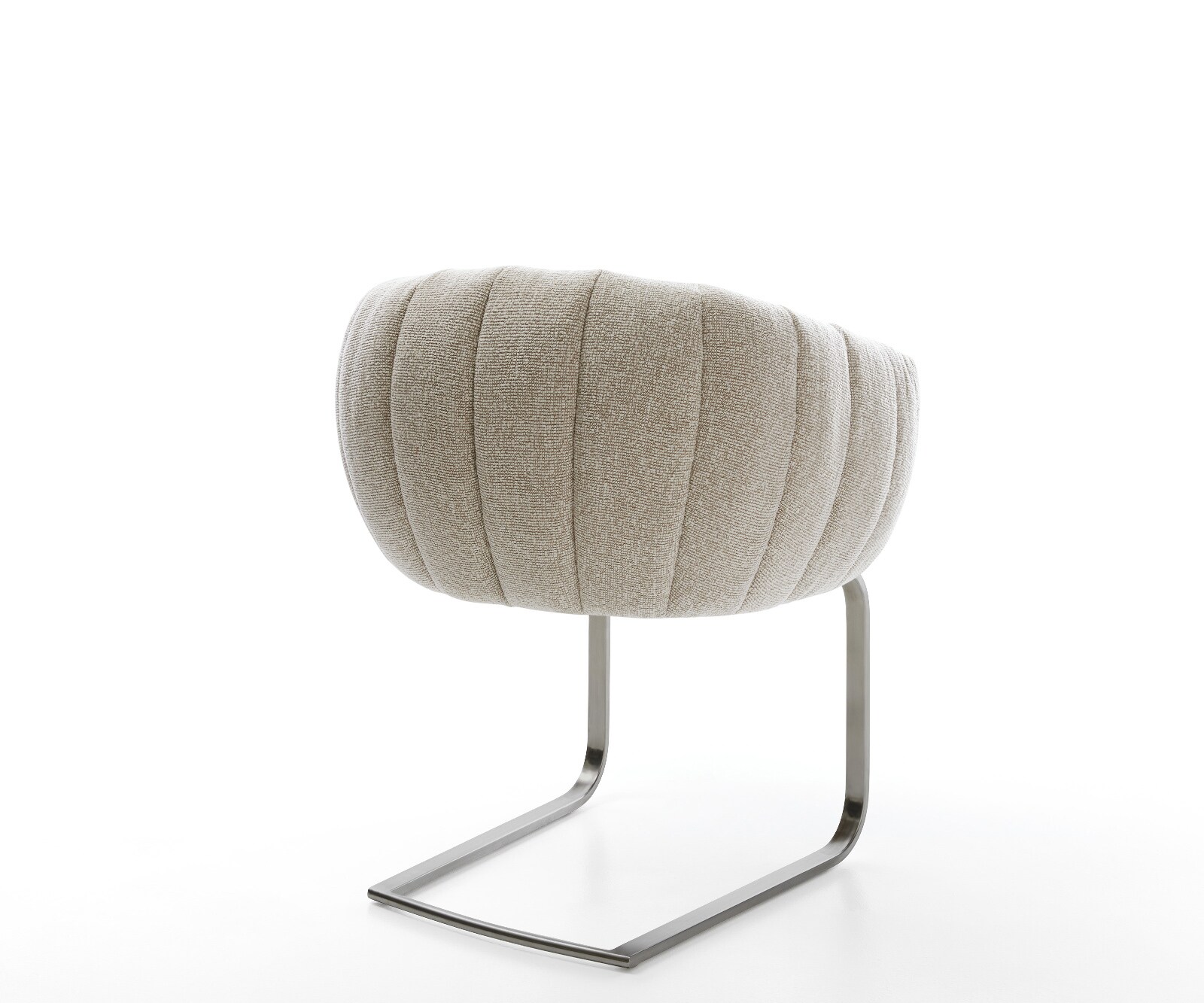 Freischwinger Jada-Flex Webstoff Soft Beige Freischwinger flach Graphit Taschenfederkern 5