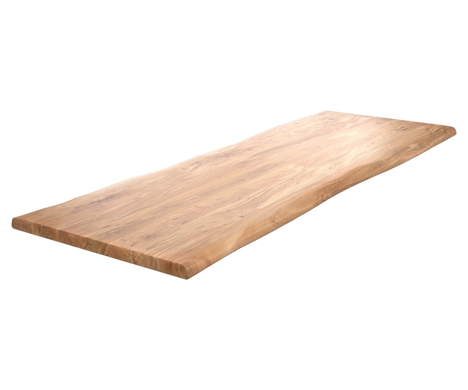 Esstischplatte Edge 280x100cm XL Akazie Natur Live-Edge