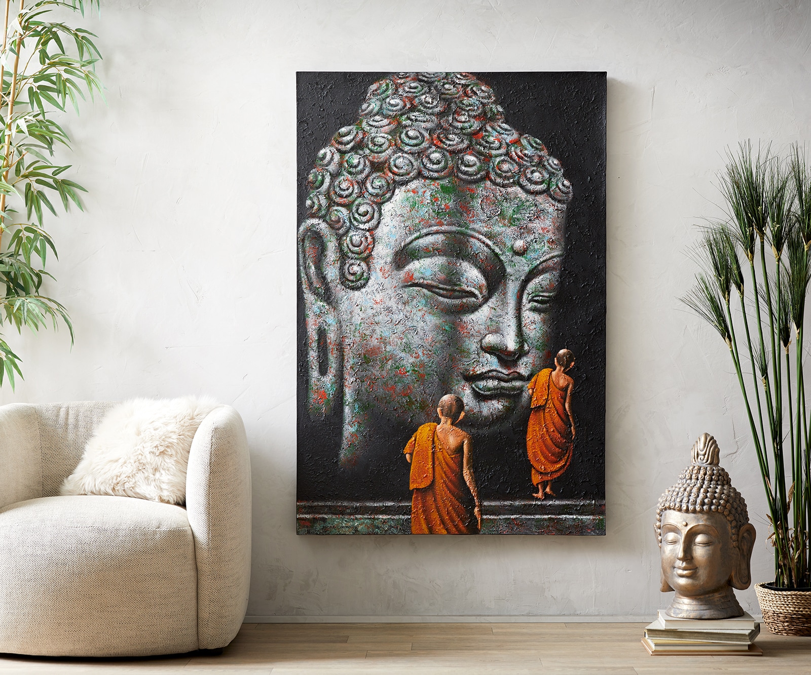 Gemälde Maje 100x150 cm Mehrfarbig Acryl auf Leinwand Gemälde Maje 100x150 cm Mehrfarbig Acryl auf Leinwand