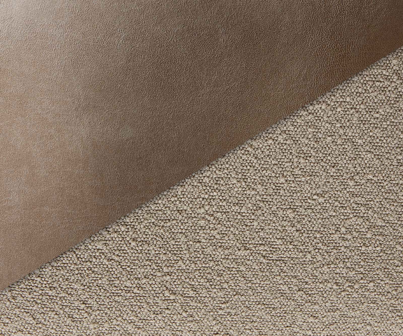 Cantilever Alja-Flex avec accoudoirs tissu mixte couleur boue pied cantilever plat aspect titane ressorts ensachés 2