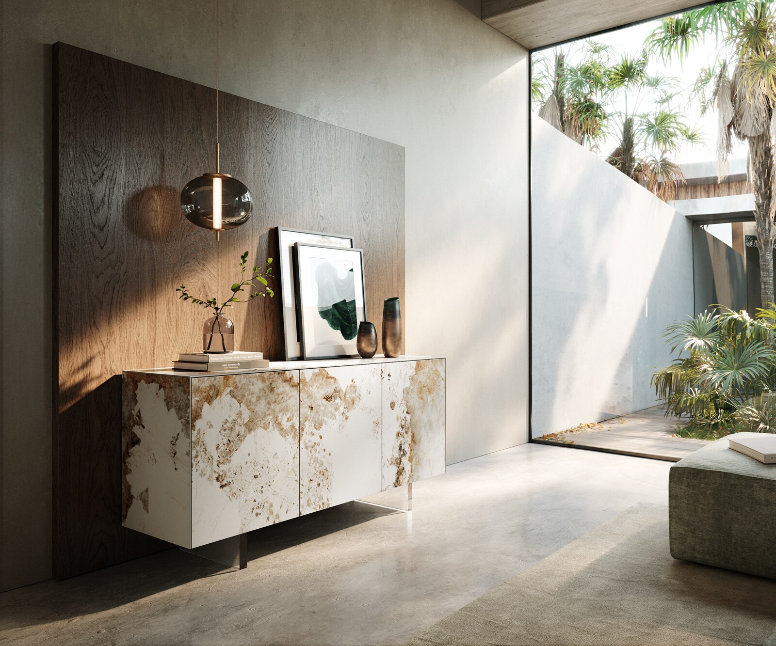 Sideboard Cuor 150 cm Keramik 3 Türen 5