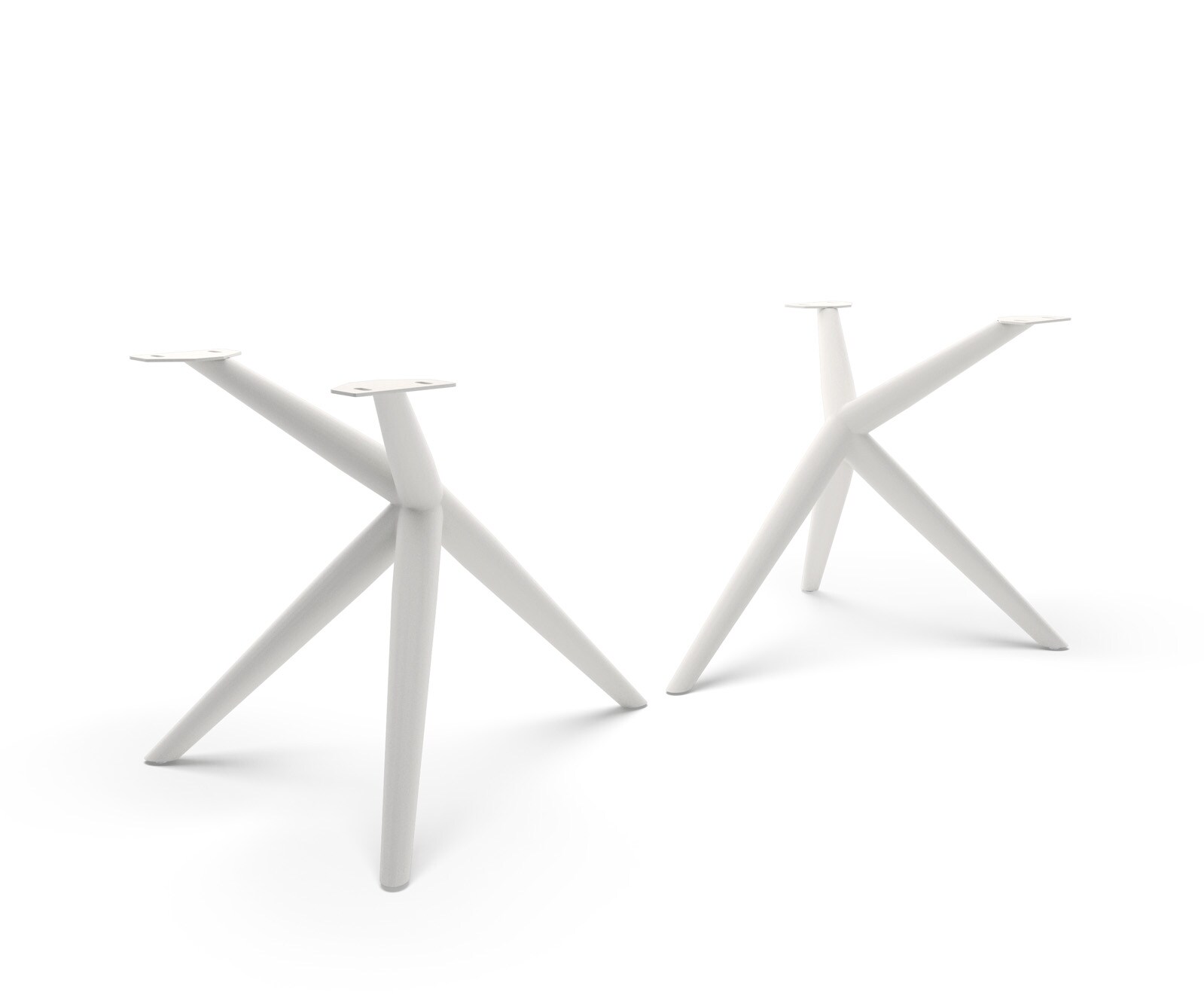 Piètement de table Estelar rond métal noir (set de 2 pièces) 4