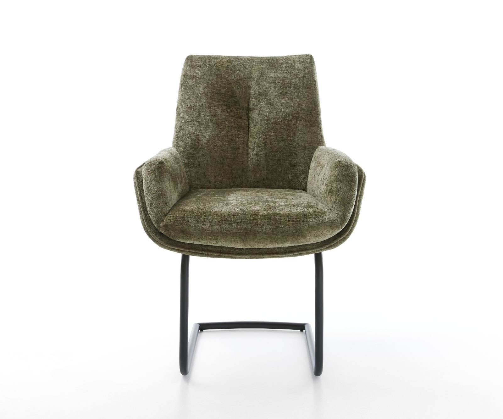 Freischwinger Clea-Flex Chenille Olive Freischwinger rund Schwarz 1 Freischwinger Clea-Flex Chenille Olive Freischwinger rund Schwarz 1