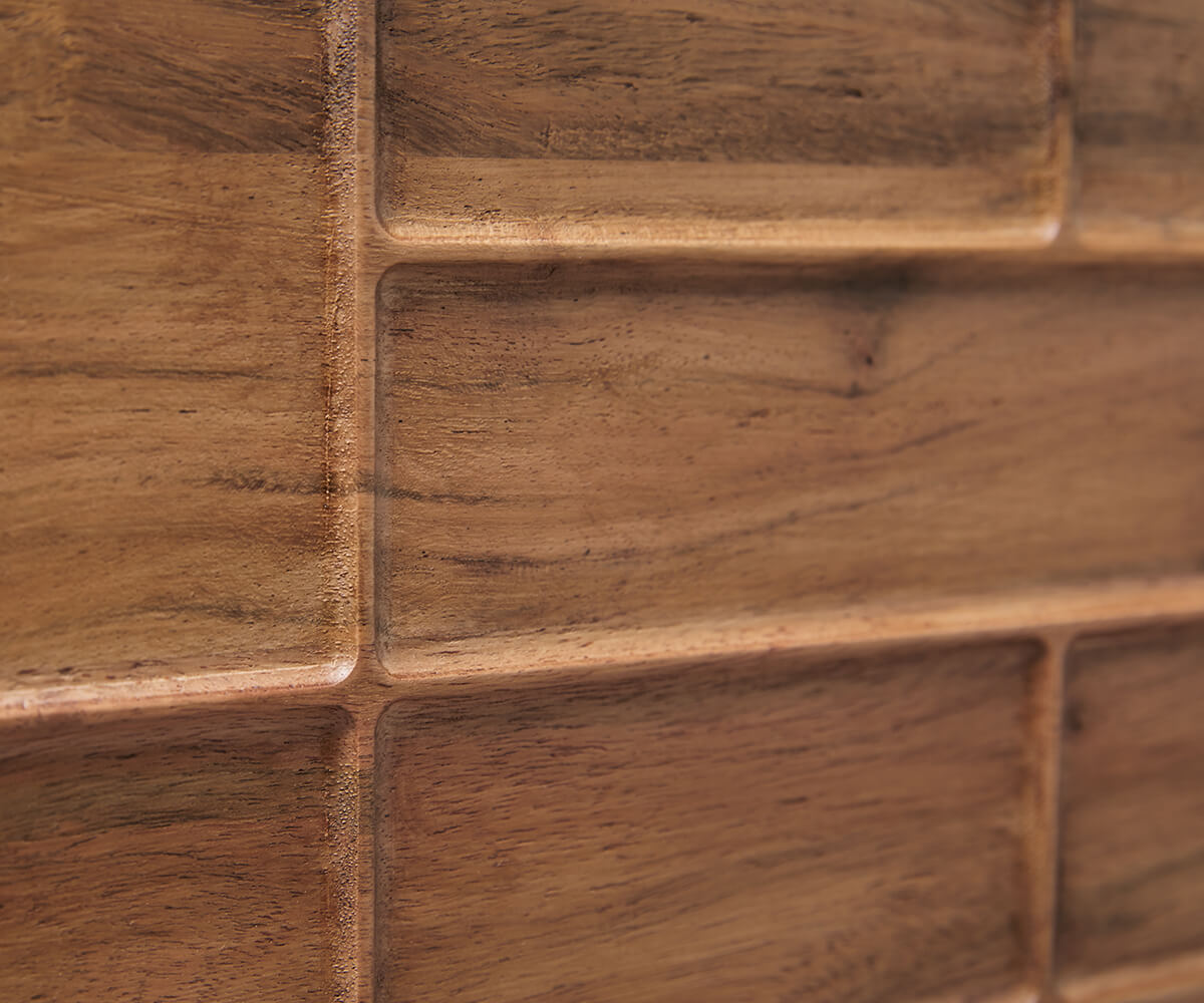 Meuble-TV Stonegrace 147 cm acacia nature 3 portes design 6