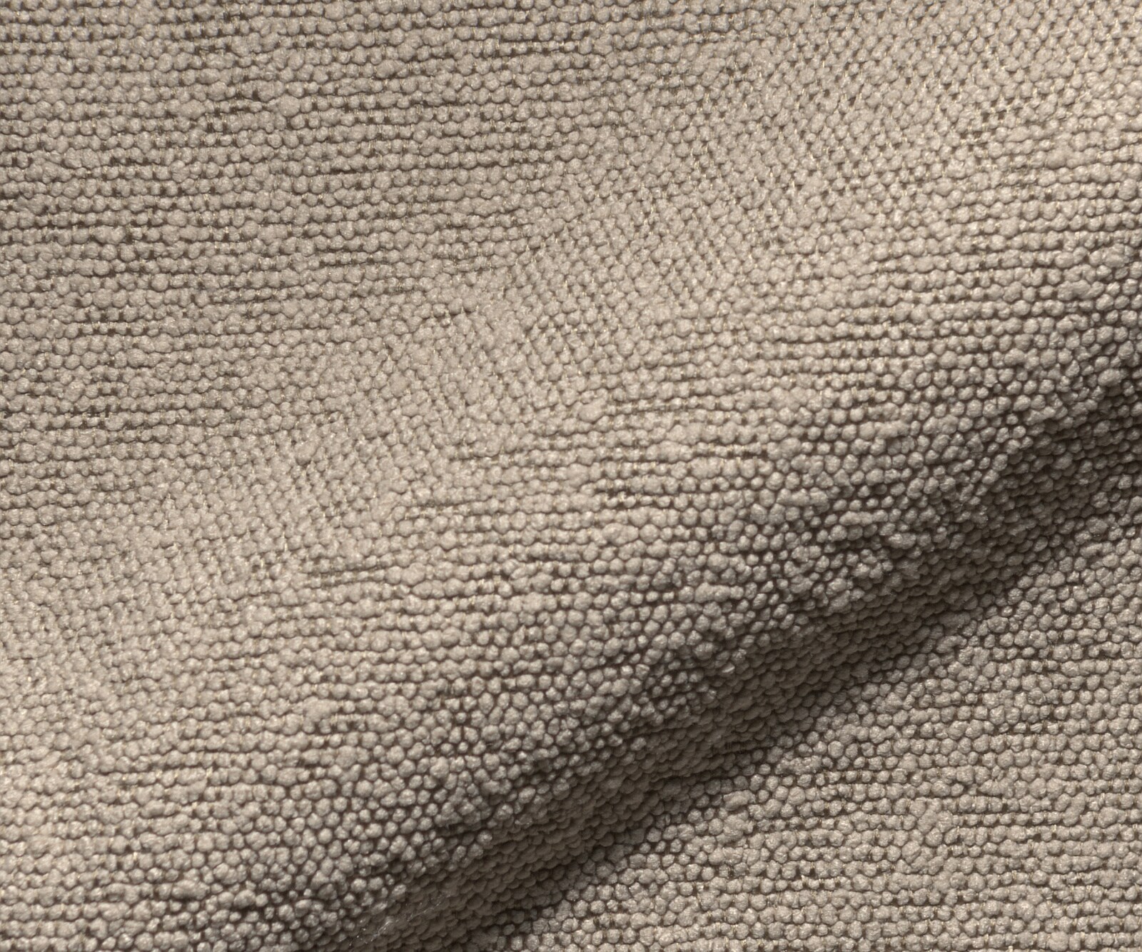 Esszimmerbank Taya-Flex 200 cm Bouclé Schlamm Kreuzgestell kantig Edelstahl Taschenfederkern 2