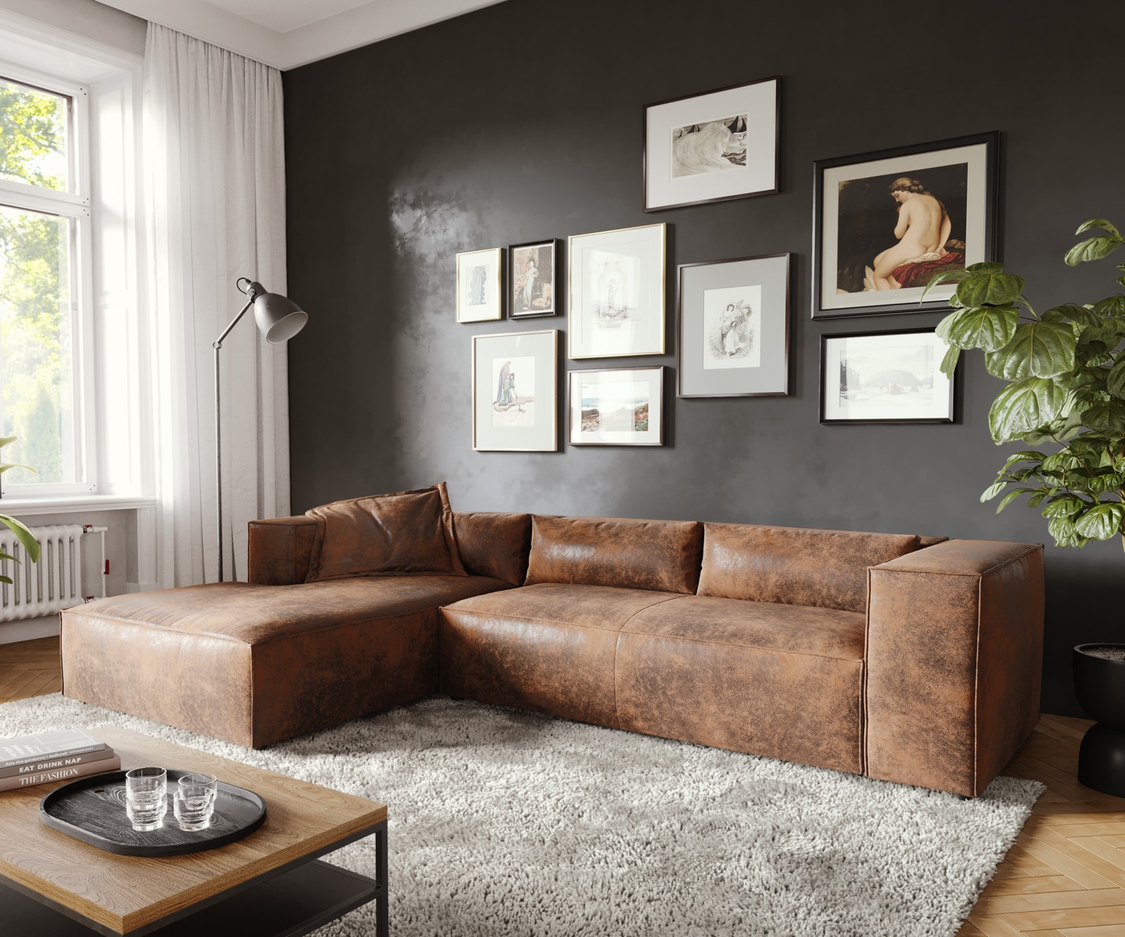 Eckcouch Brom mit Recamiere Polsterecke 2 Eckcouch Brom mit Recamiere Polsterecke 2
