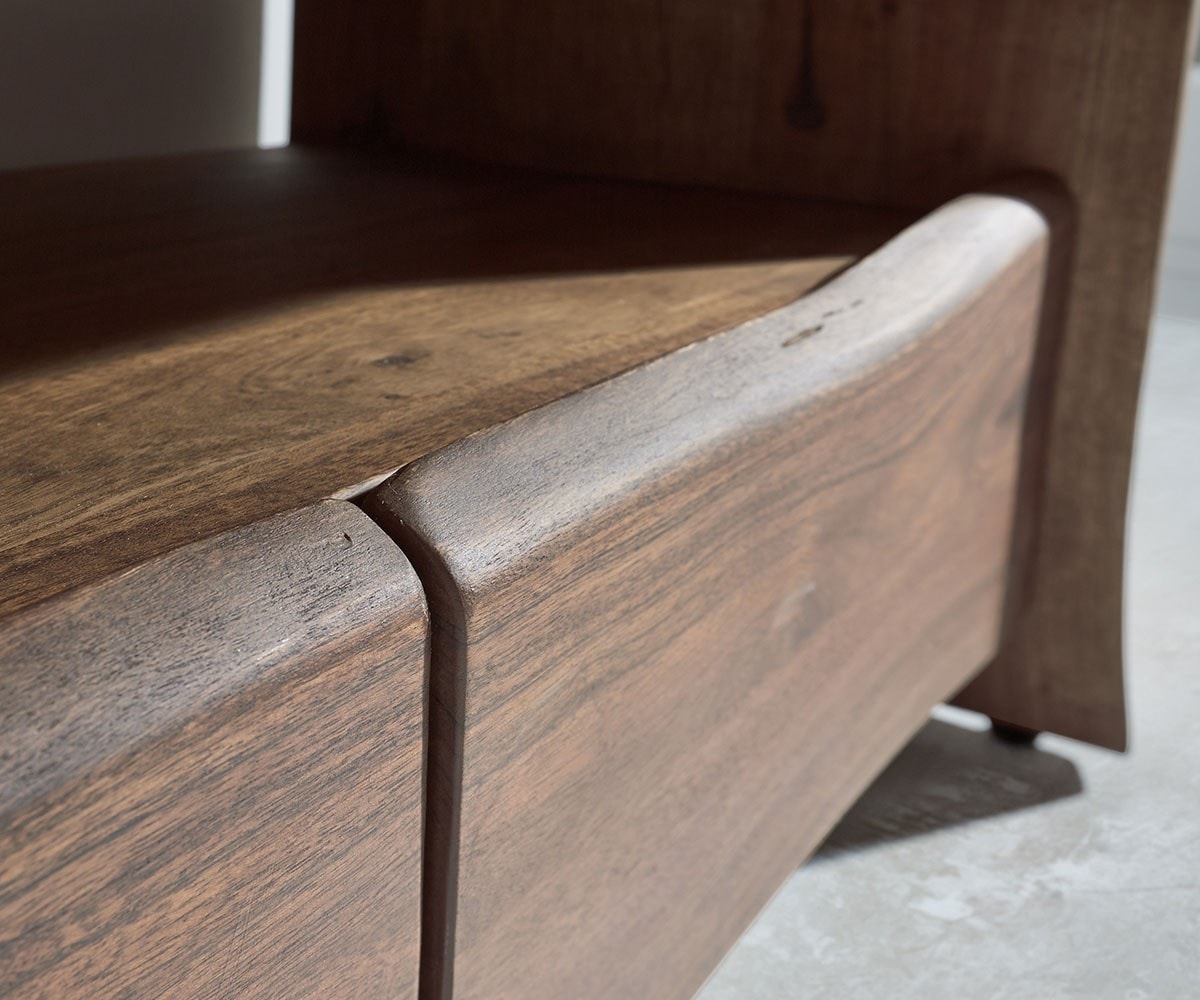 Lowboard Live-Edge 230 cm Akazie massiv Braun 4 Schübe 3 Lowboard Live-Edge 230 cm Akazie massiv Braun 4 Schübe 3