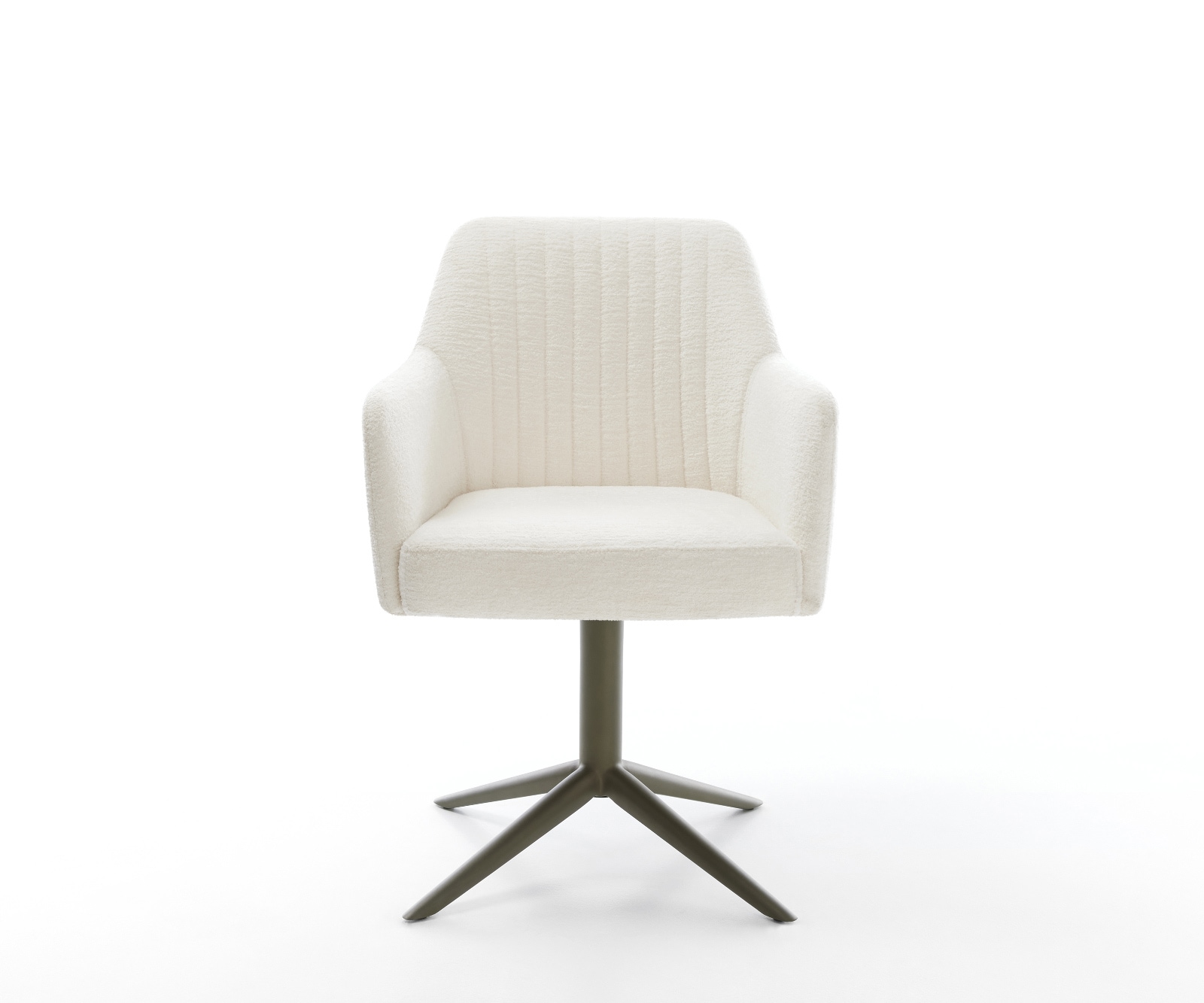 Drehstuhl Greg-Flex Bouclé Soft Beige Fußkreuz Effektfinish Titan 360° drehbar Wippfunktion Taschenfederkern 1 Drehstuhl Greg-Flex Bouclé Soft Beige Fußkreuz Effektfinish Titan 360° drehbar Wippfunktion Taschenfederkern 1