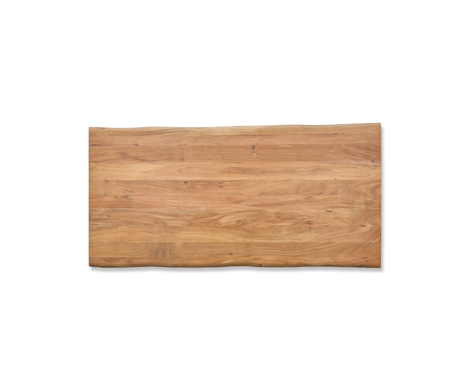 Esstisch Edge 200x100 Akazie Natur Edelstahl Breit Live-Edge 4