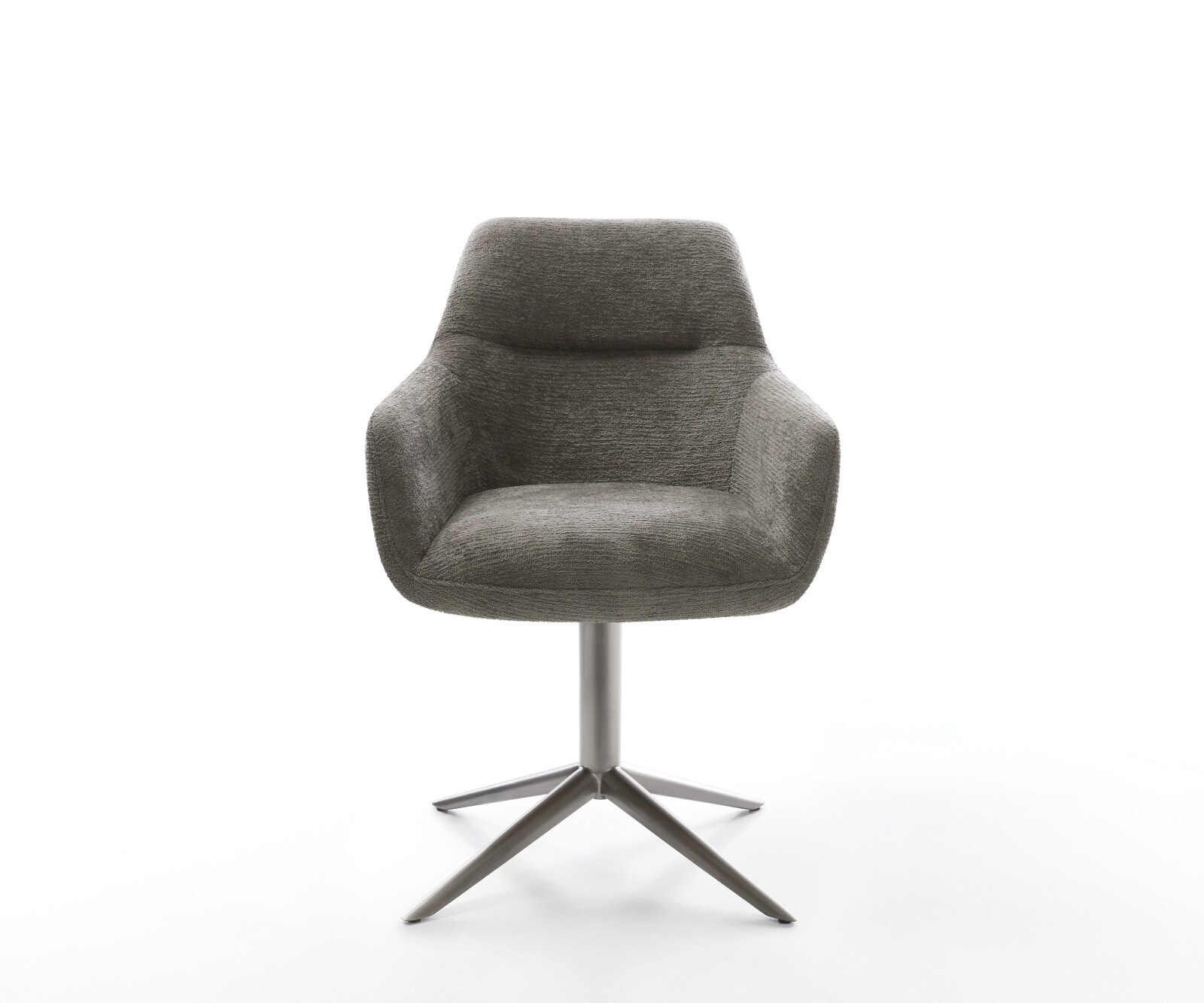 Drehstuhl Pejo-Flex Bouclé Soft Schlamm Fußkreuz Graphit 360° drehbar Wippfunktion Taschenfederkern 2