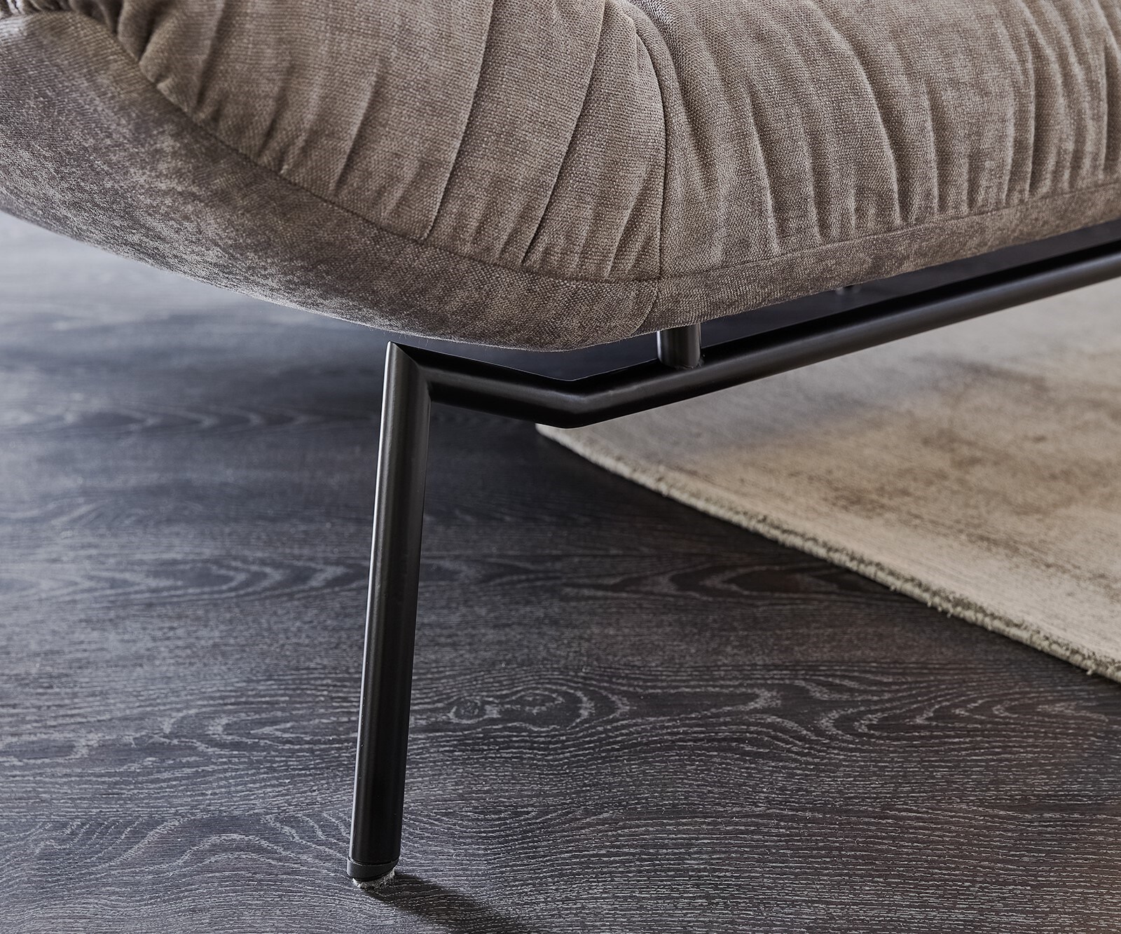 Ecksofa Shape High 305x160 Steingrau Longchair links by ES brand 4