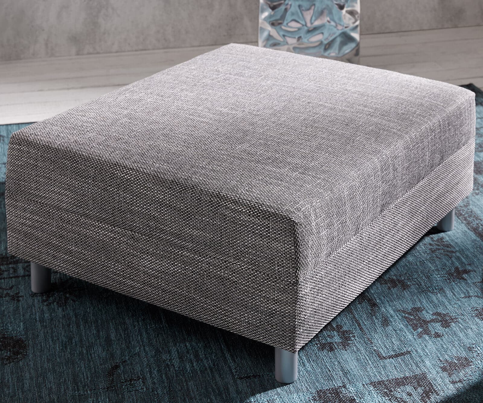 Hocker Clovis B98 x T83 Hellgrau Modul Strukturstoff 1 Hocker Clovis B98 x T83 Hellgrau Modul Strukturstoff 1