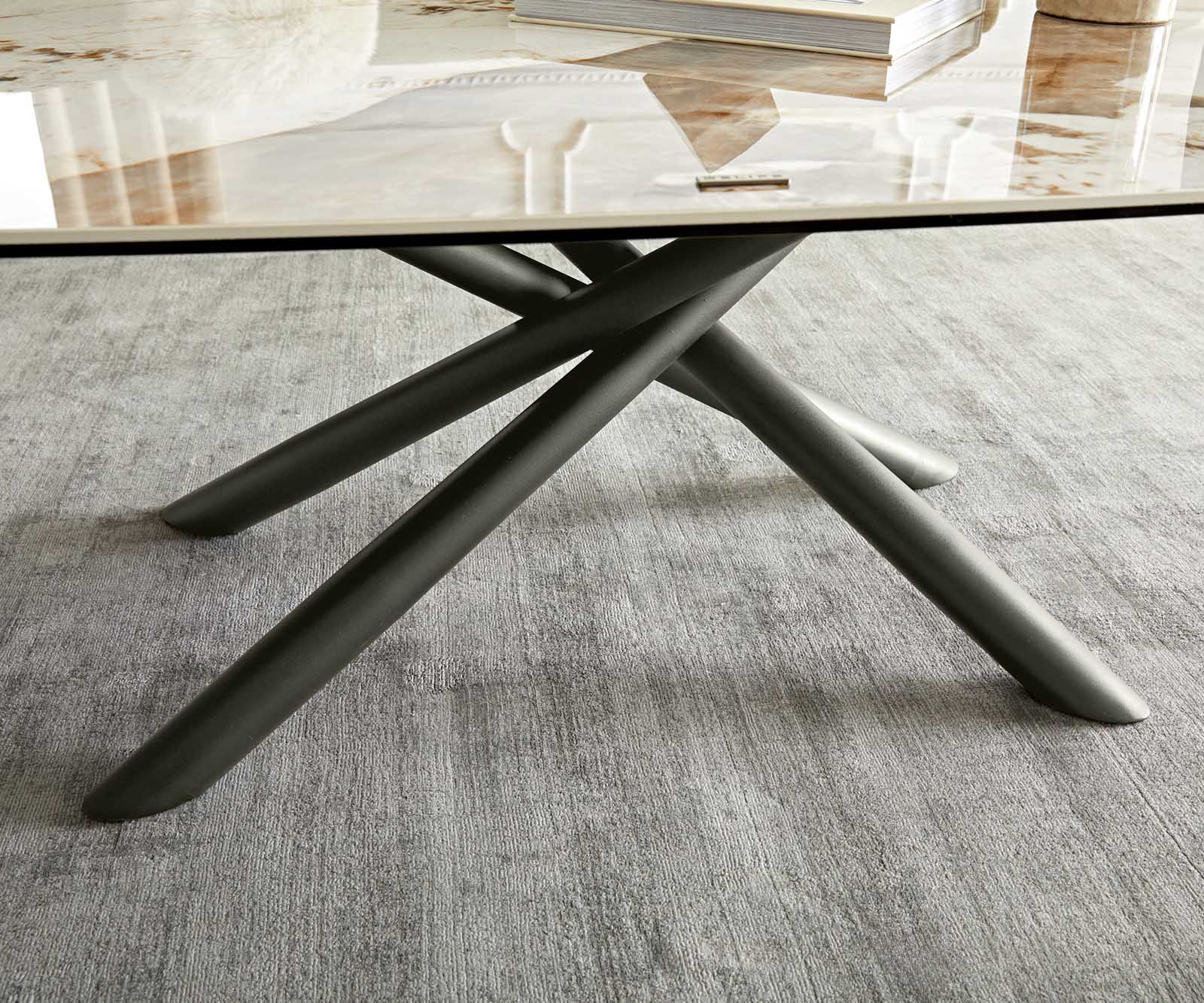 Couchtisch Sarita 120x70 cm Keramik Minas Melange Weiß-Beige Gestell Effektfinish Titan 5 Couchtisch Sarita 120x70 cm Keramik Minas Melange Weiß-Beige Gestell Effektfinish Titan 5