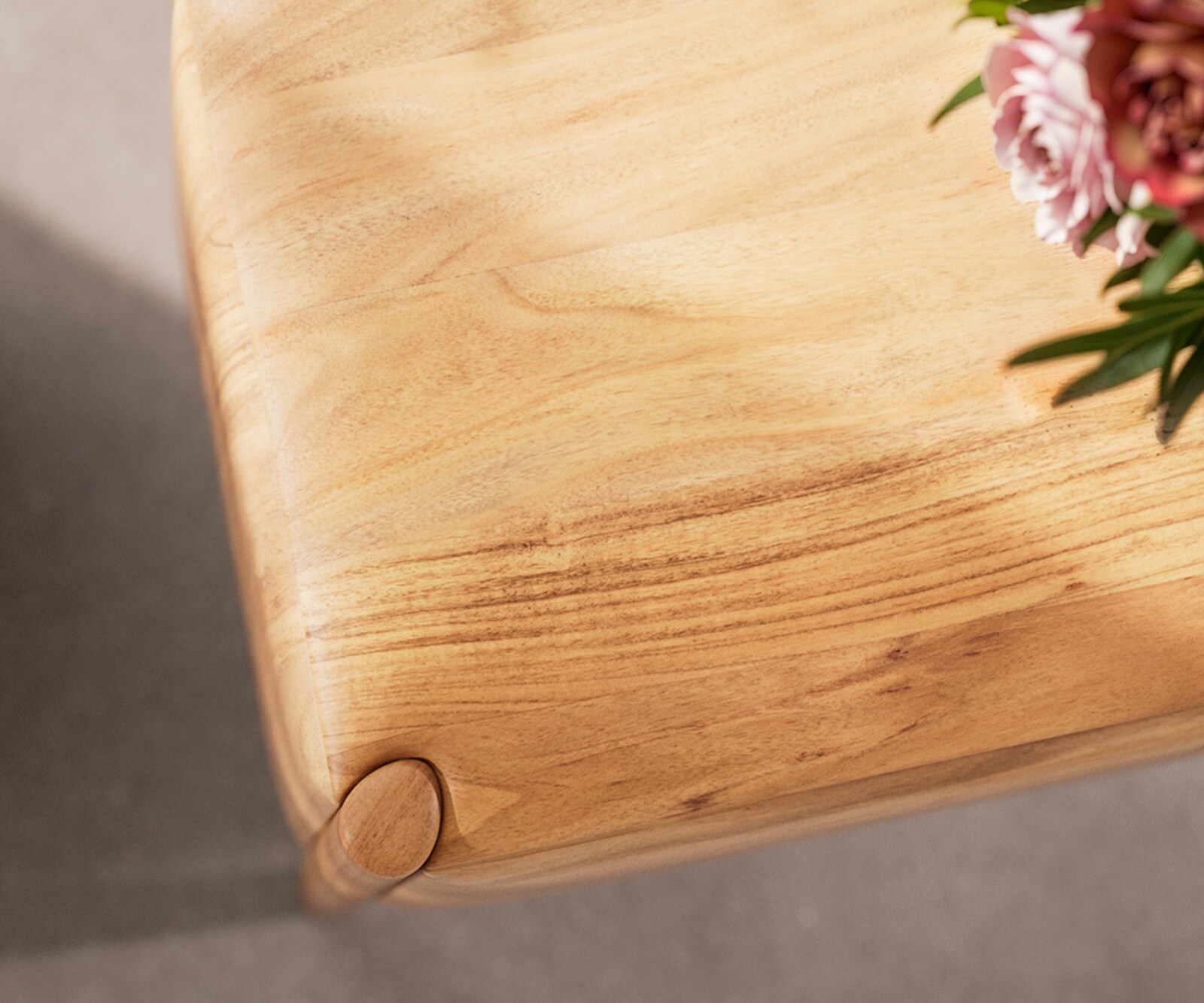 Couchtisch Simcha 90x90 cm Akazie Natur 1 Fach 5