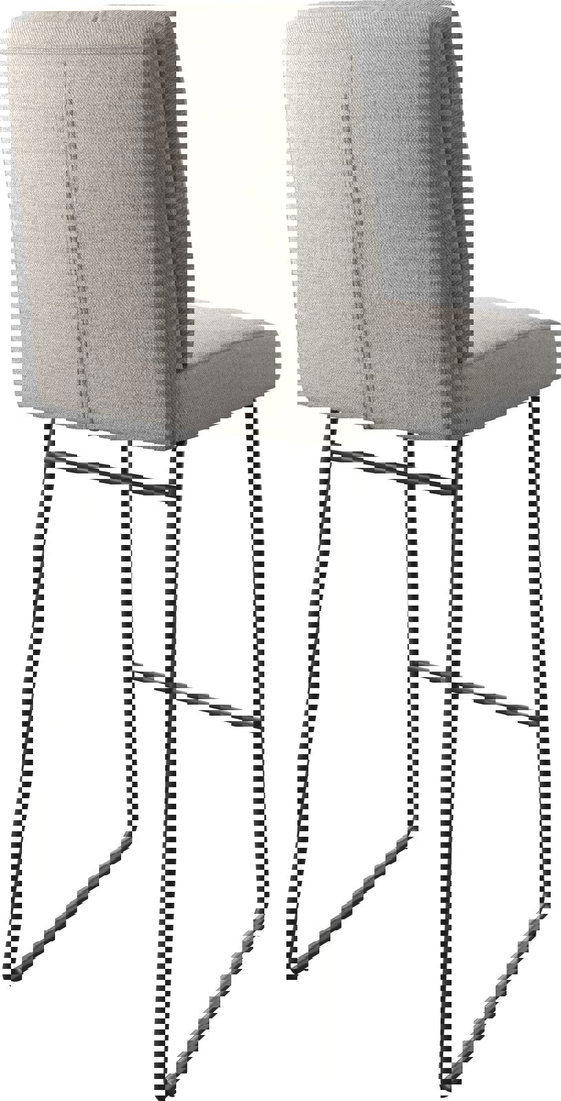 Barstuhl Pela-Flex Stripes Hellgrau Kufengestell Metall 4 Barstuhl Pela-Flex Stripes Hellgrau Kufengestell Metall 4