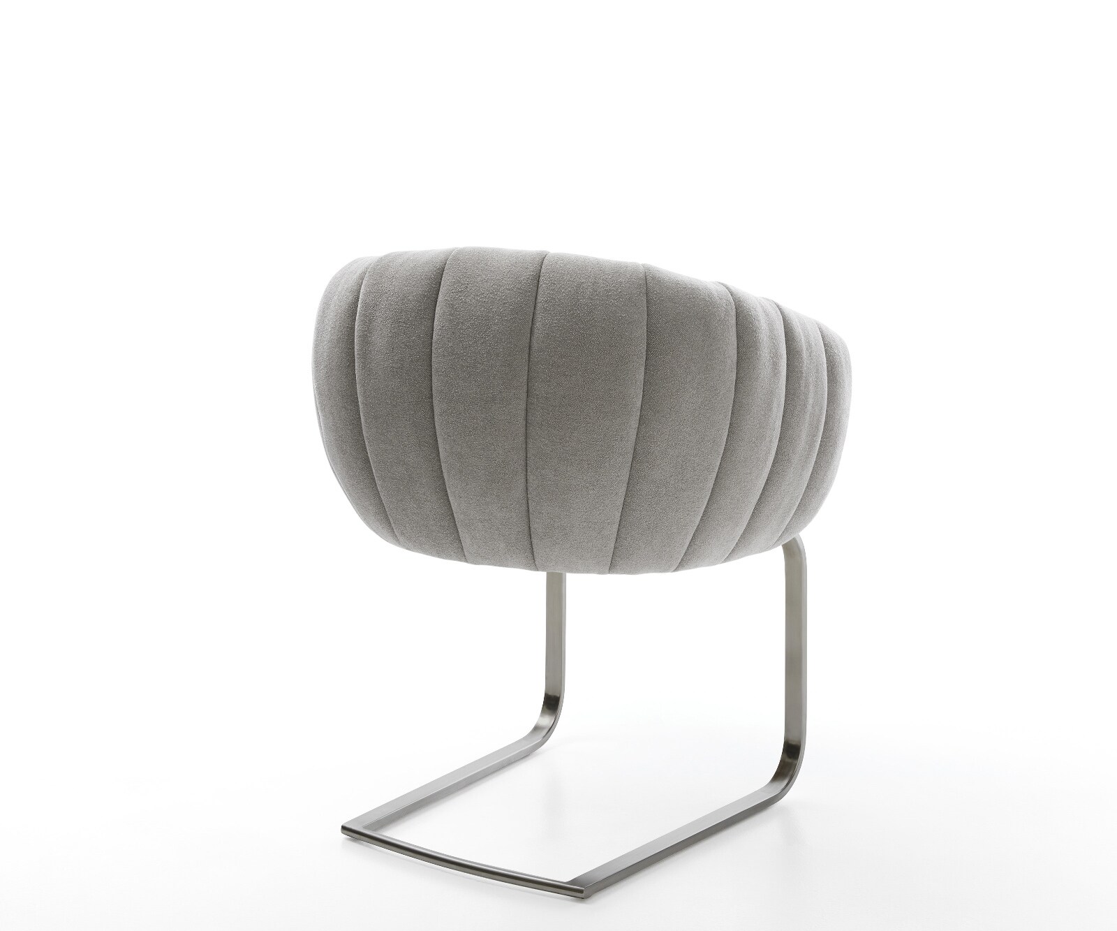 Freischwinger Jada-Flex Strukturstoff Soft Grau Freischwinger flach Graphit Taschenfederkern 5