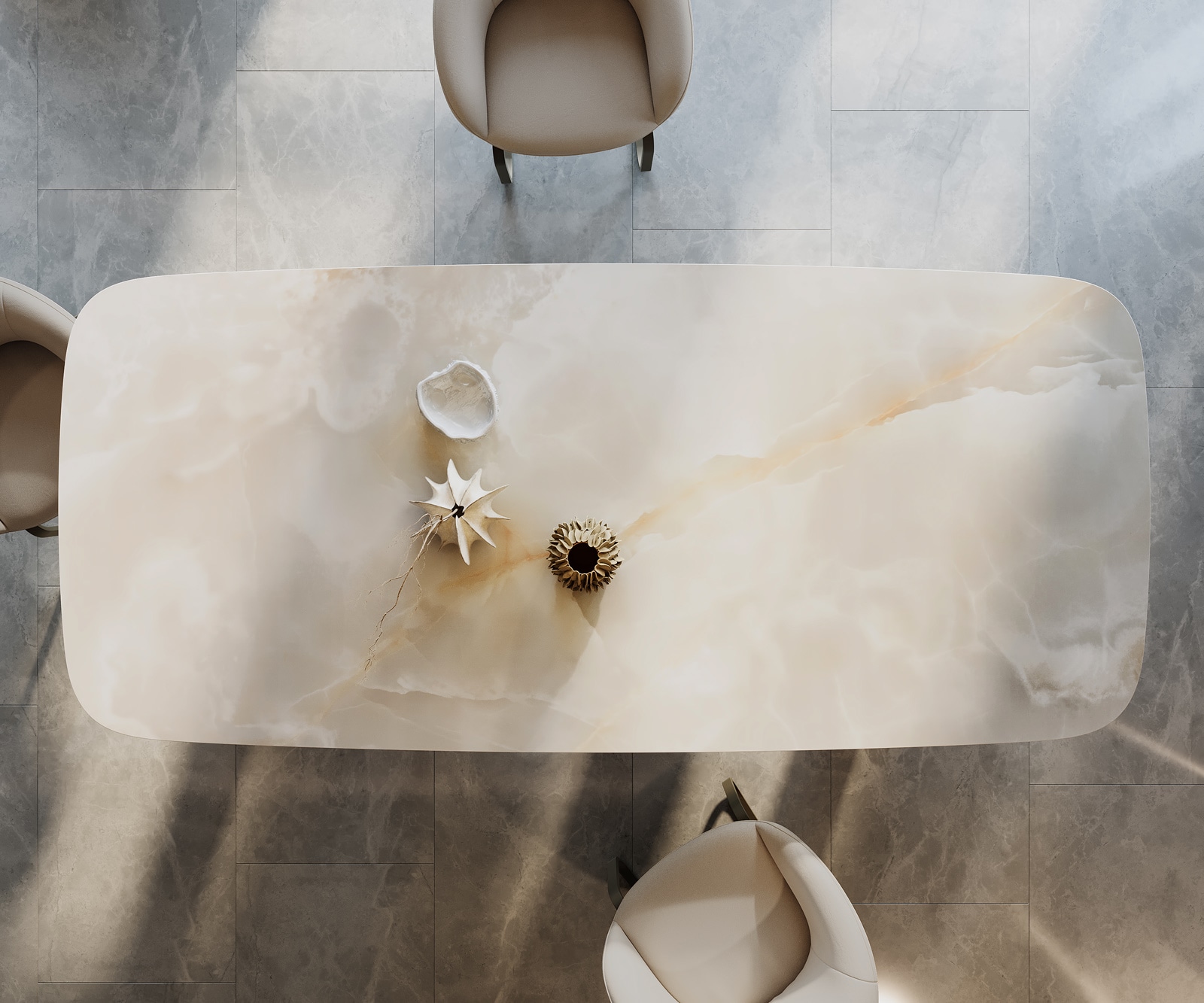 Esstisch Edge Boot 270x120 Keramik Iris FMG Onice Grigio Pilier Metall Effektfinish Titan 5 Esstisch Edge Boot 270x120 Keramik Iris FMG Onice Grigio Pilier Metall Effektfinish Titan 5