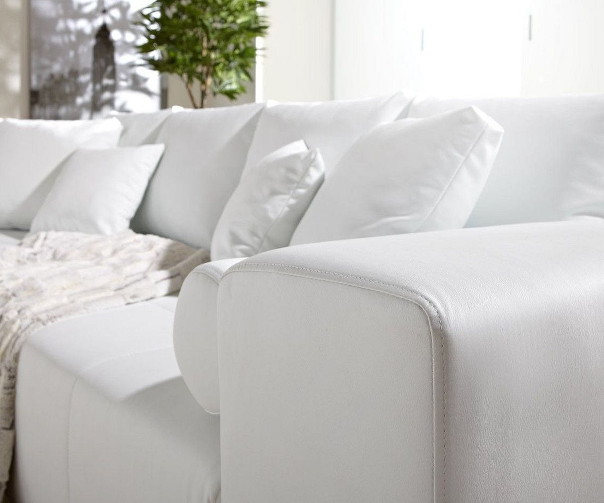 Big-Sofa Marbeya 290x110 cm Weiss mit Schlaffunktion 3 Big-Sofa Marbeya 290x110 cm Weiss mit Schlaffunktion 3
