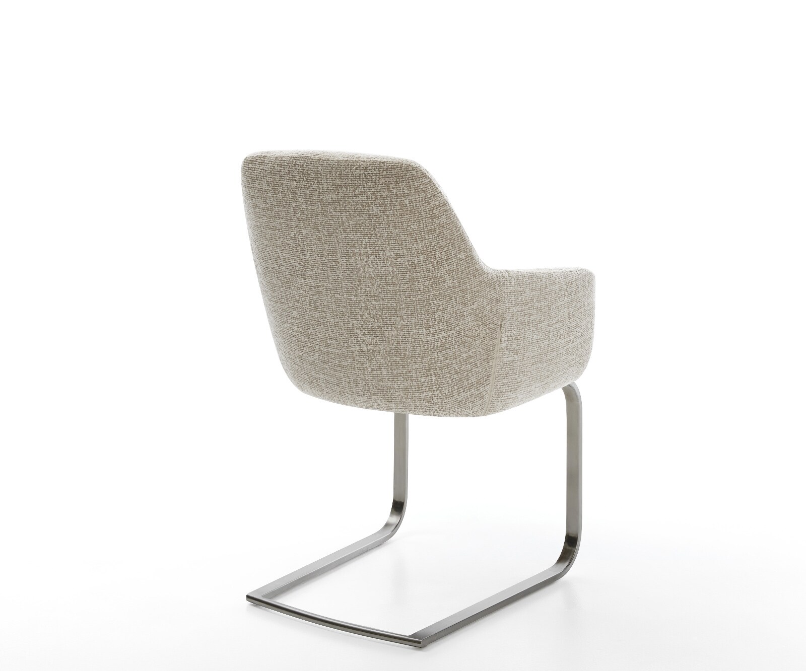 Freischwinger Pejo-Flex Webstoff Soft Beige Freischwinger flach Graphit Taschenfederkern 4