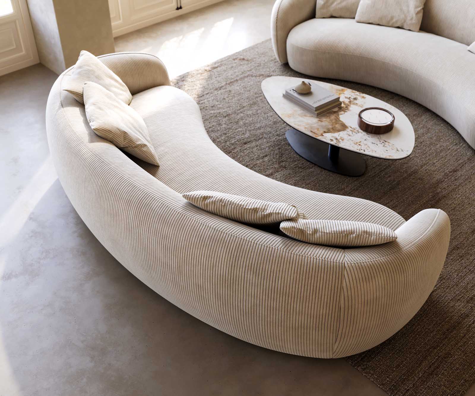 3-Sitzer Larna 260x120 cm Cord Beige 5 3-Sitzer Larna 260x120 cm Cord Beige 5