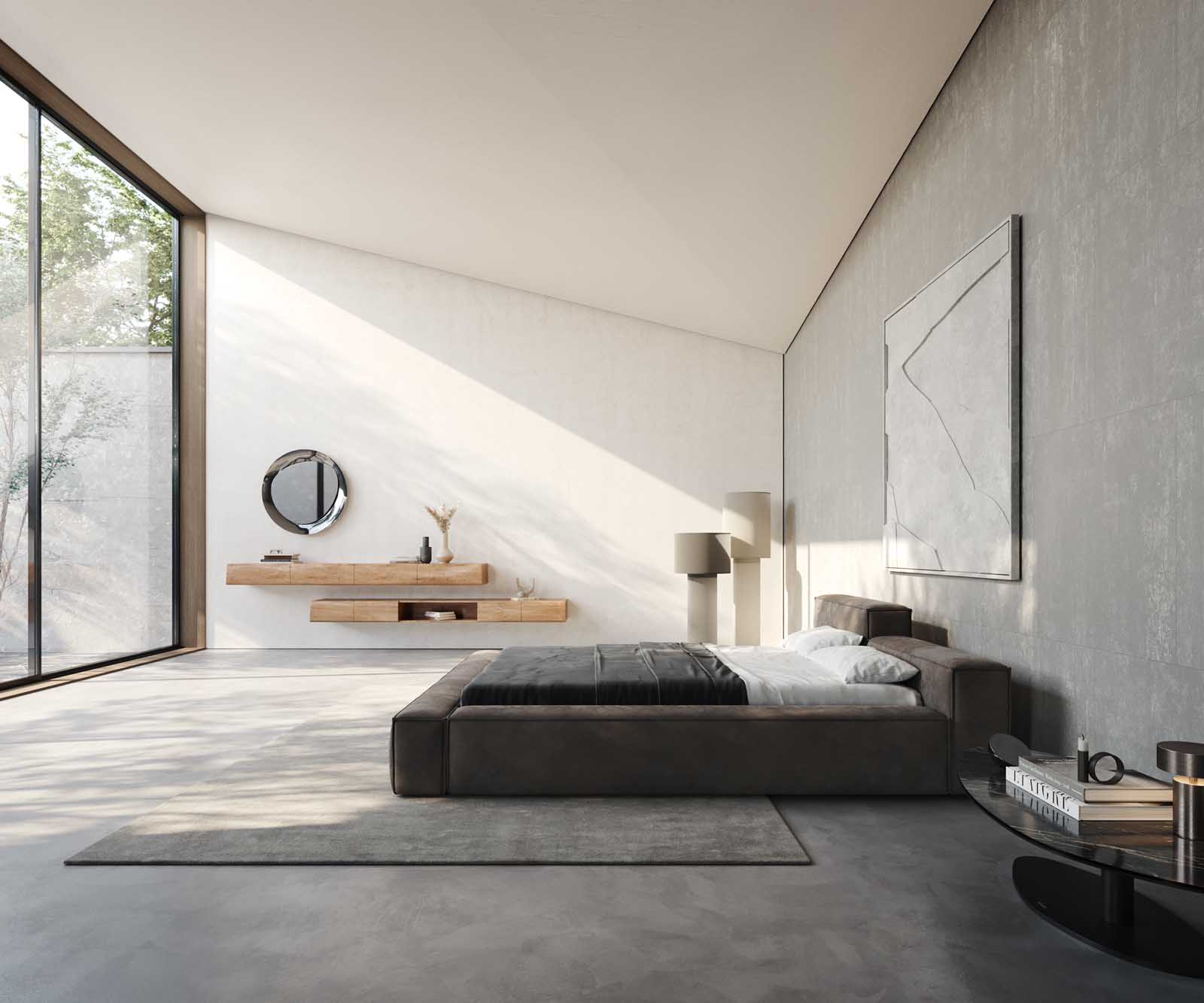 Polsterbettgestell Kalinea 140x200 cm Mikrofaser Taupe Vintage 3 Polsterbettgestell Kalinea 140x200 cm Mikrofaser Taupe Vintage 3