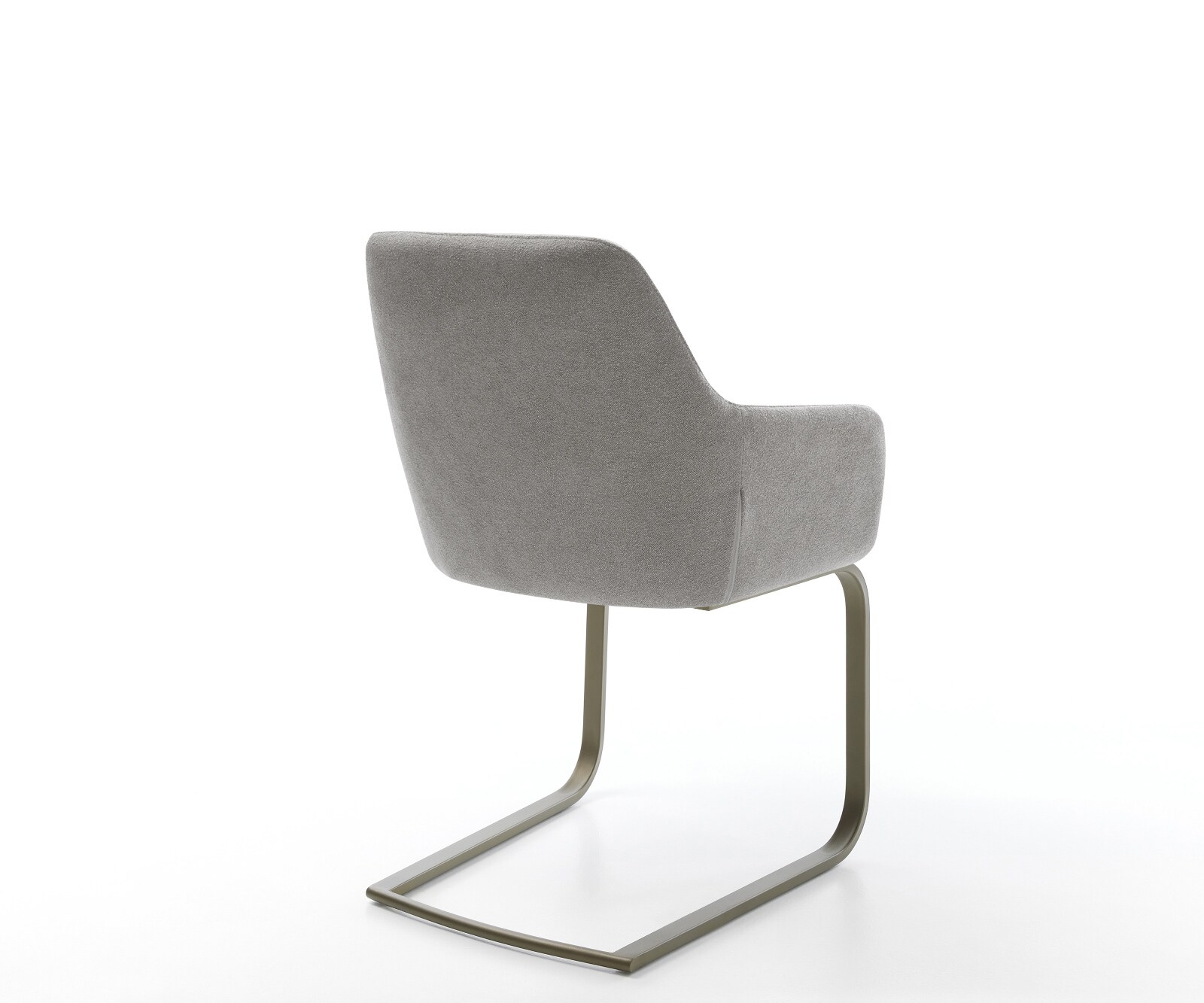 Cantilever Pejo-Flex tissu structuré doux gris pied cantilever plat aspect titane resorts ensachés 4