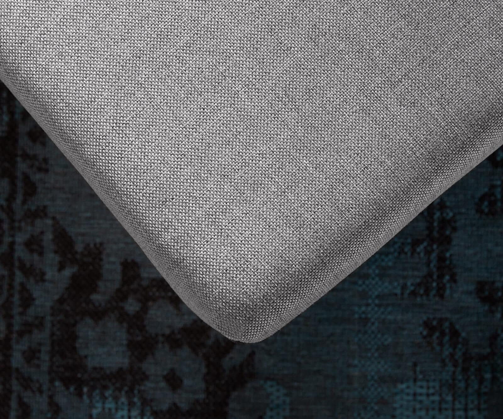Tabouret Clovis Gris L98 x P83 Module Gris Tissu plat 2 Tabouret Clovis Gris L98 x P83 Module Gris Tissu plat 2