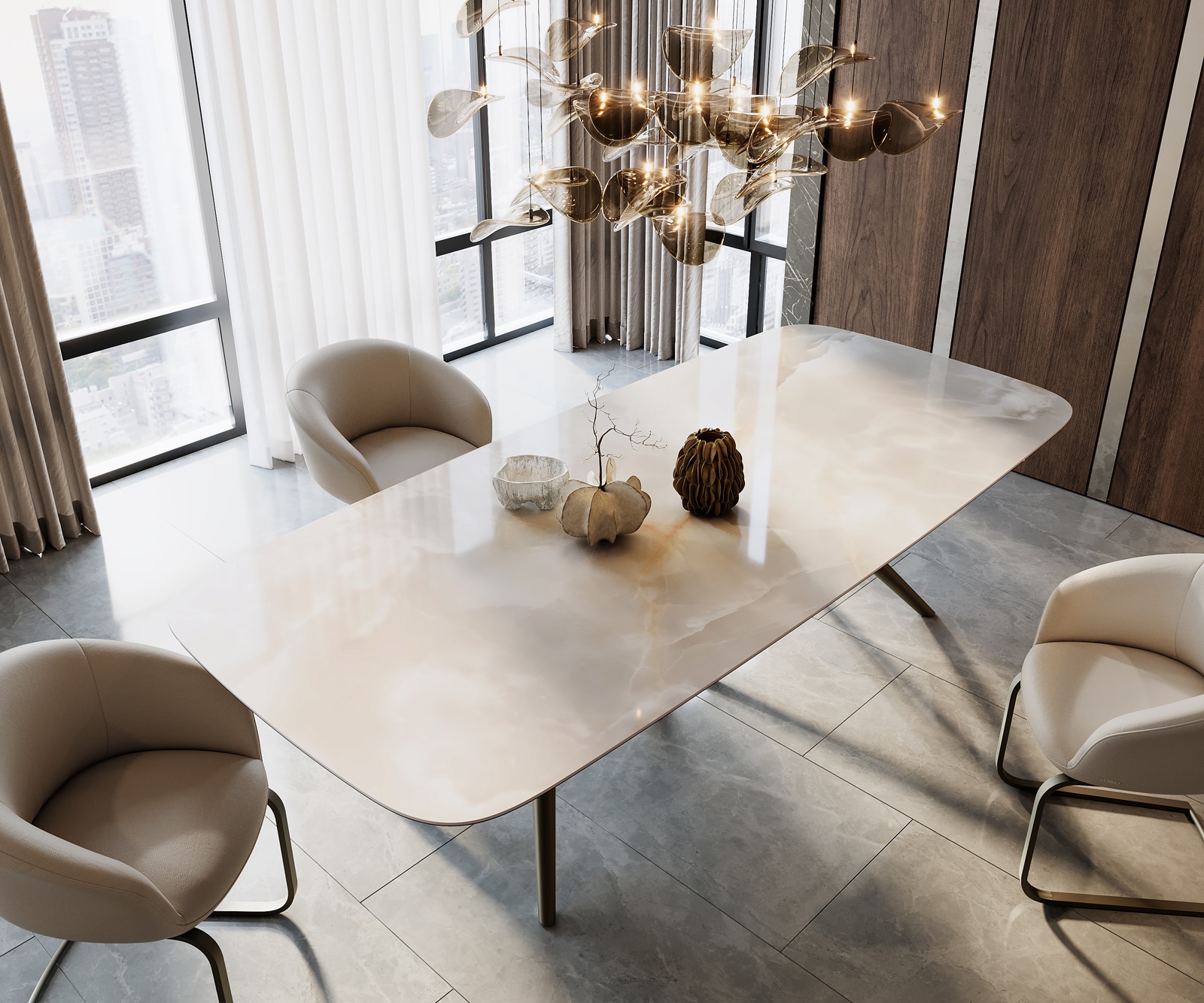 Esstisch Edge Boot 270x120 Keramik Iris FMG Onice Grigio Estelar rund Metall Effektfinish Titan 1 Esstisch Edge Boot 270x120 Keramik Iris FMG Onice Grigio Estelar rund Metall Effektfinish Titan 1