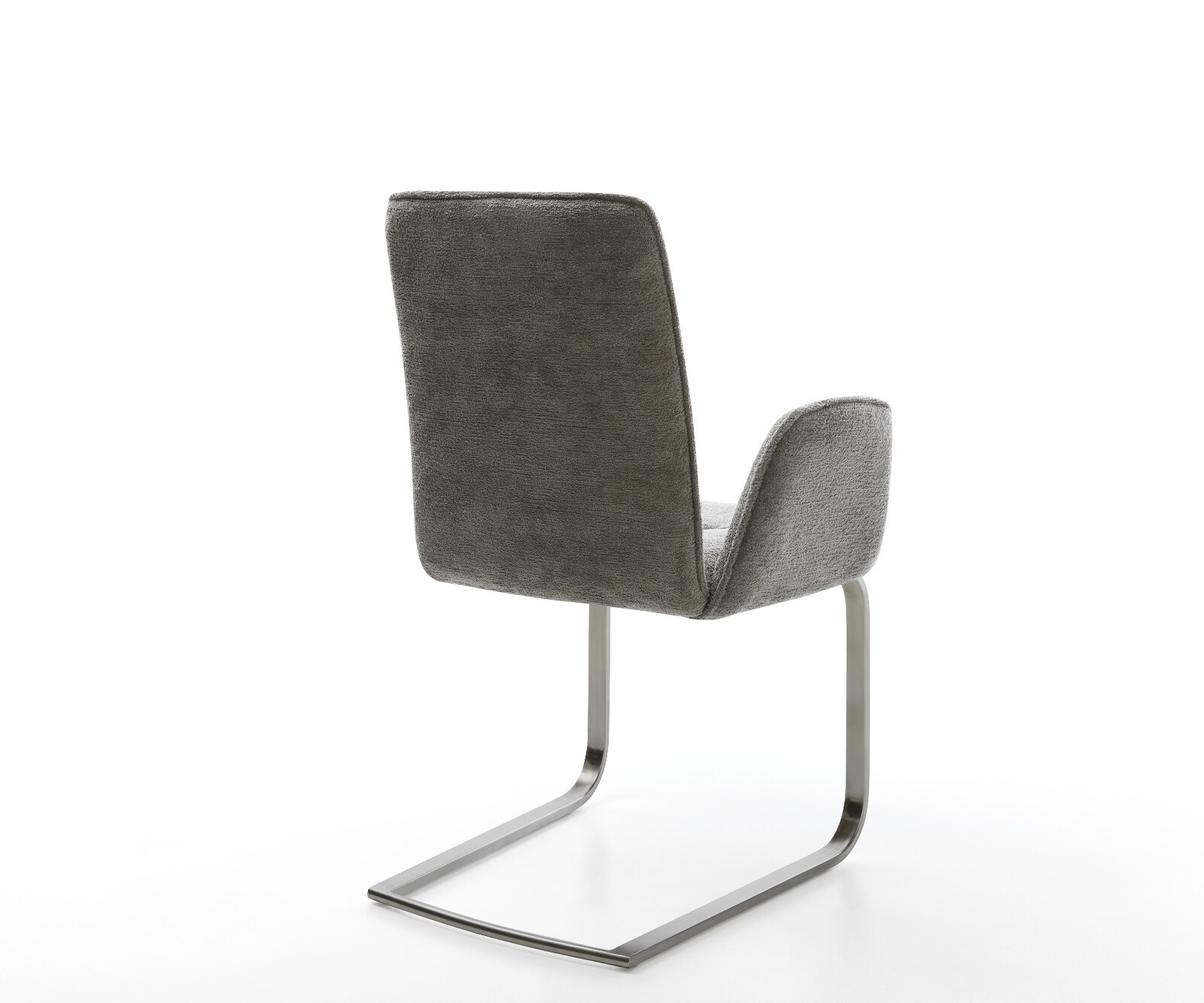 Freischwinger Vinja-Flex Bouclé Soft Schlamm Freischwinger flach Graphit 4