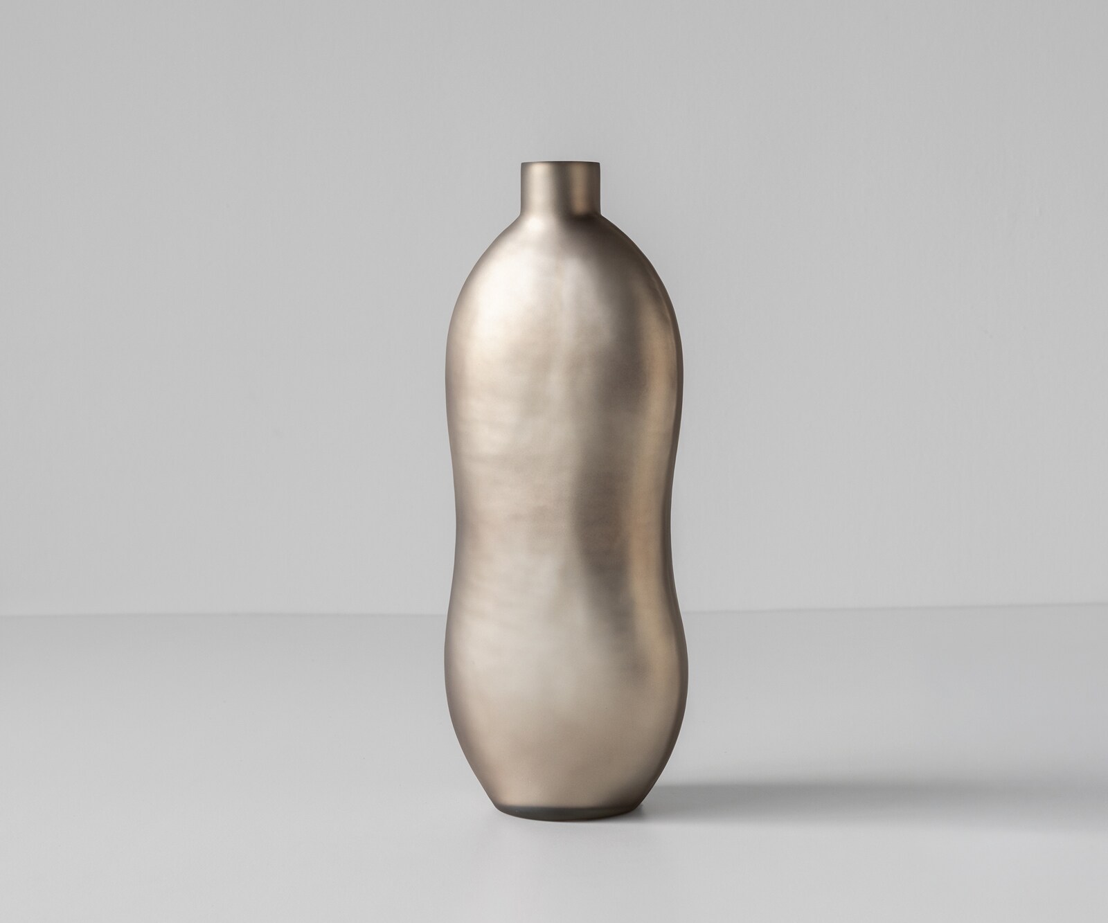 Vase Mireva B18 x T11 x H41 cm Glas Opal Mundgeblasen 1