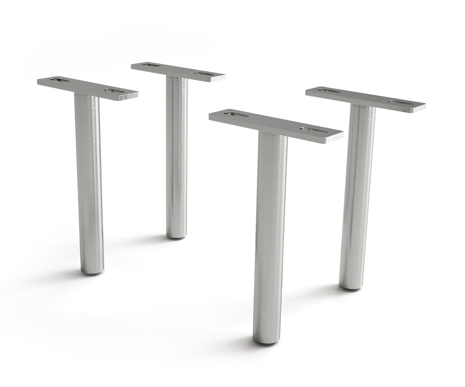 Fuß Rund Edelstahl 20cm (4er Set)