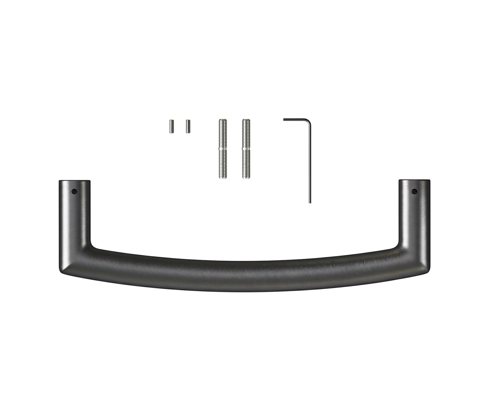 Poignée-de-chaise Flex-Rund acier inoxydable graphite 1