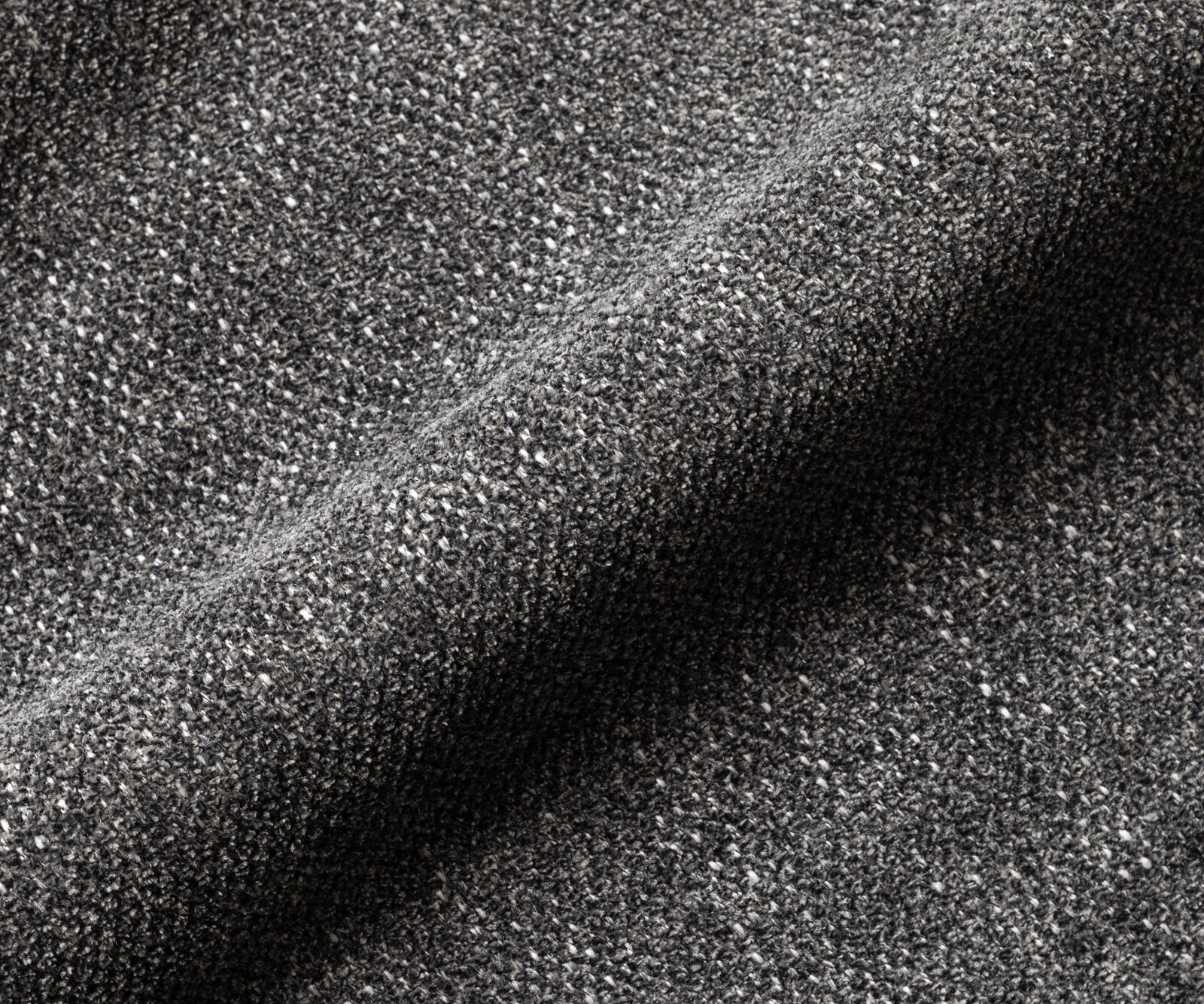 Canapé d'angle Isla 330x225 cm Chenille Anthracite méridiènne droite 2