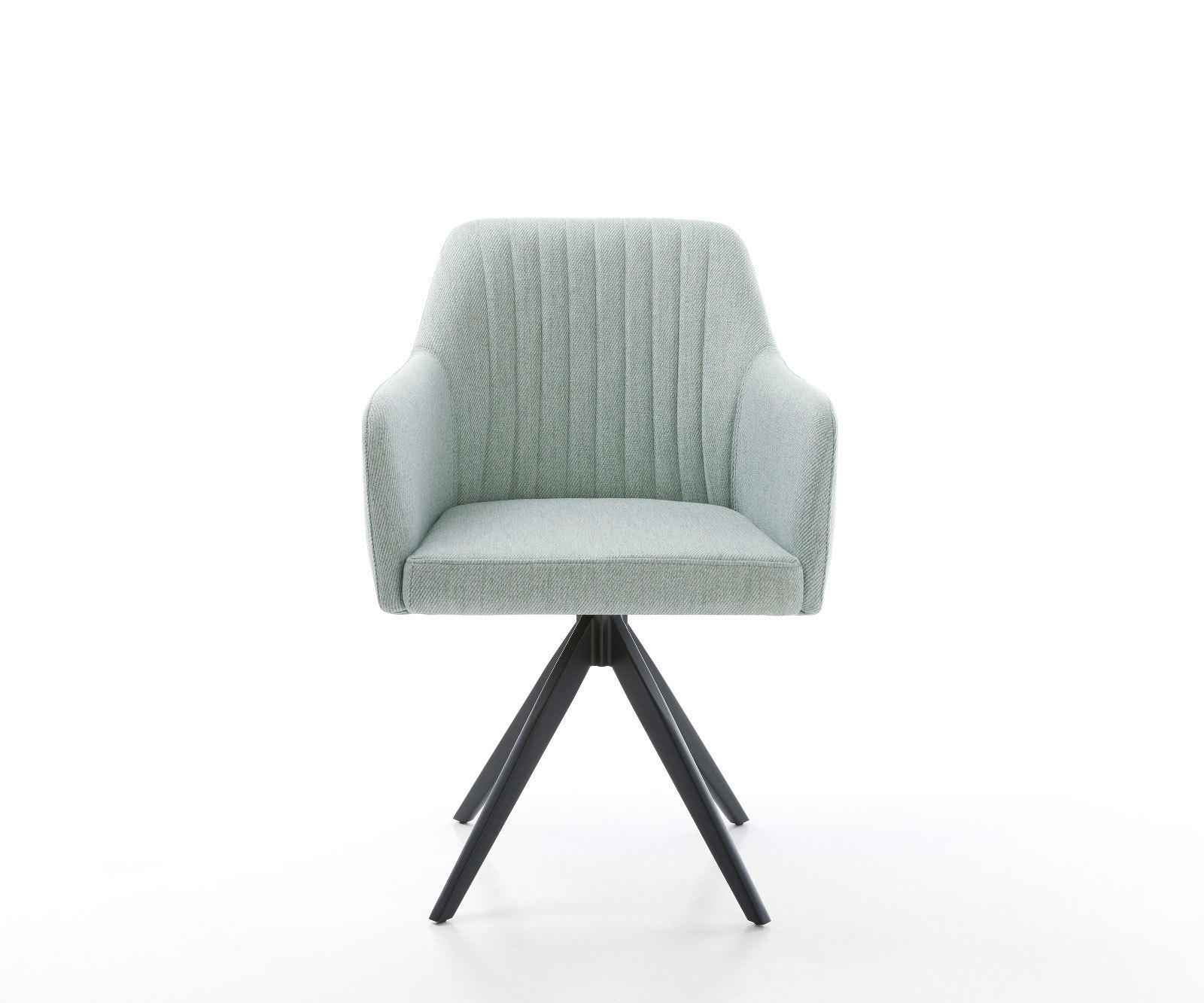 Esszimmerstuhl Greg-Flex Stripes Mint Kreuzgestell kantig Schwarz Taschenfederkern 1 Esszimmerstuhl Greg-Flex Stripes Mint Kreuzgestell kantig Schwarz Taschenfederkern 1