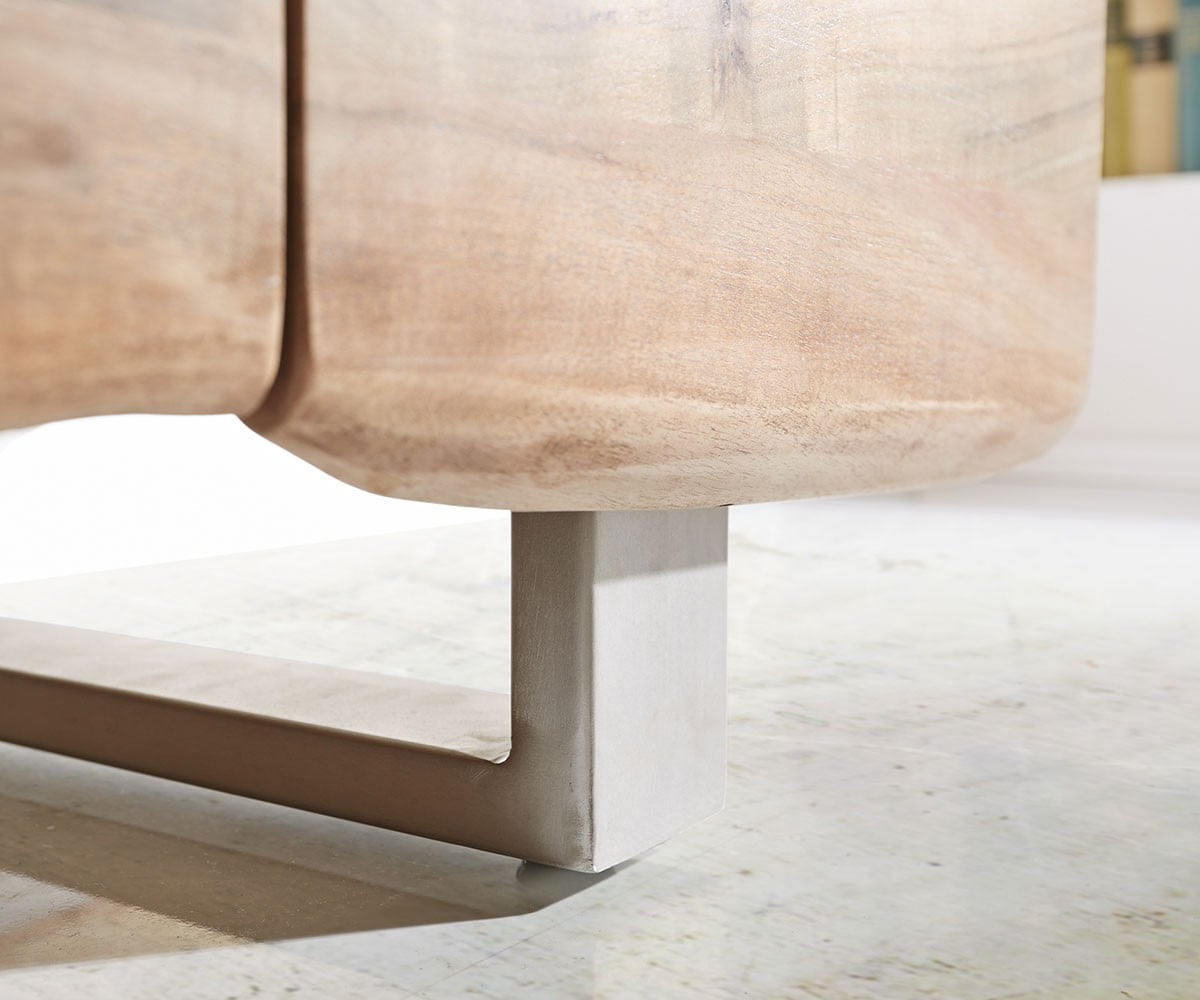 Sideboard Live-Edge 172 cm Akazie Natur 4 Türen 4 Schübe 9