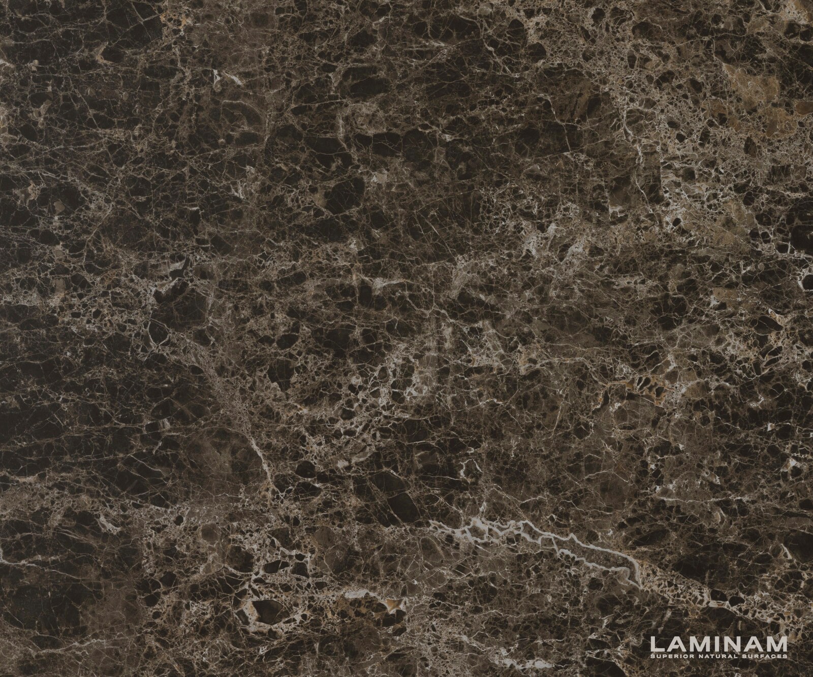 Table à manger Edge Boot 200x100 Laminam® Emperador Extra Lucidato Marron foncé Troa Métal finition à effet Titane 3
