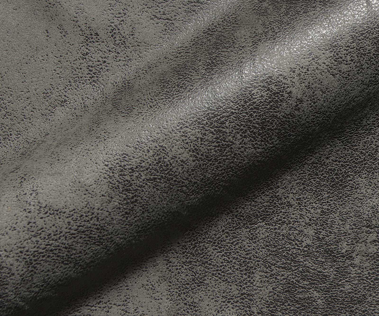 Cantilever Greg-Flex microvelours gris antique pied cantilever rond acier inoxydable brossé ressorts ensachés 3