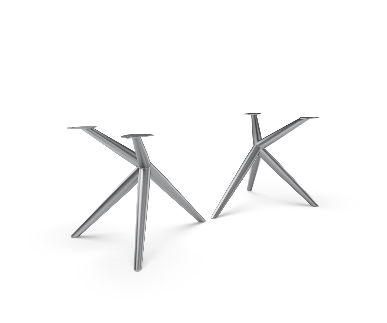 Piètement de table Estelar rond métal noir (set de 2 pièces) 3