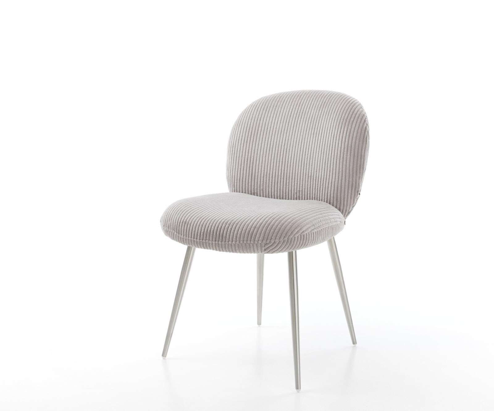 Chaise-pivotante Nube-Flex cuir de vache couleur boue pied croisé large acier inoxydable ressorts ensachés pivote sur 360° 5