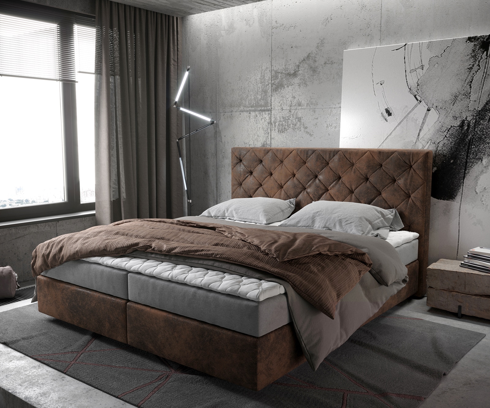 Boxspringbett Dream-Great mit Matratze und Topper 1 Boxspringbett Dream-Great mit Matratze und Topper 1