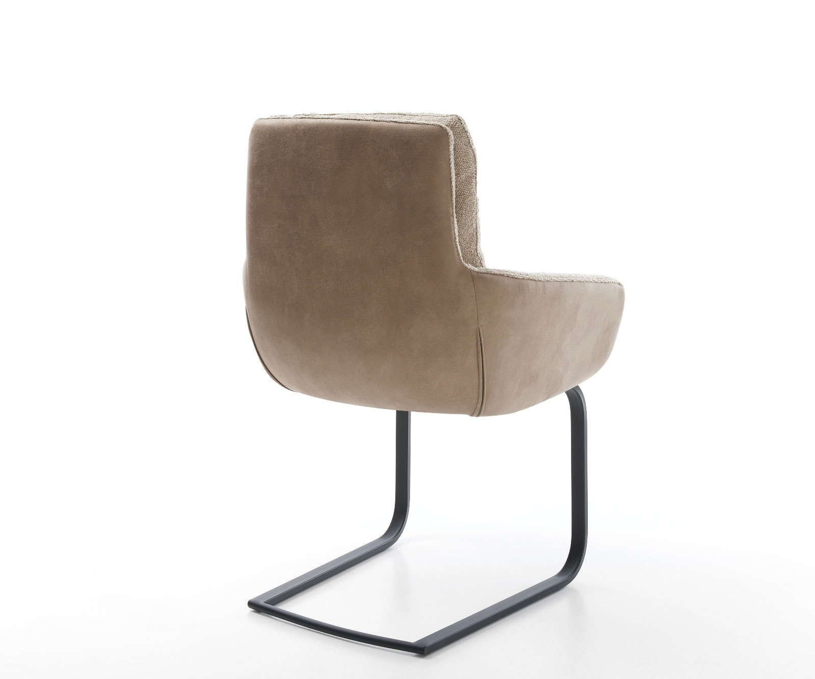 Freischwinger Abelia-Flex mit Armlehnen Materialmix Schlamm Freischwinger flach Schwarz 5 Freischwinger Abelia-Flex mit Armlehnen Materialmix Schlamm Freischwinger flach Schwarz 5