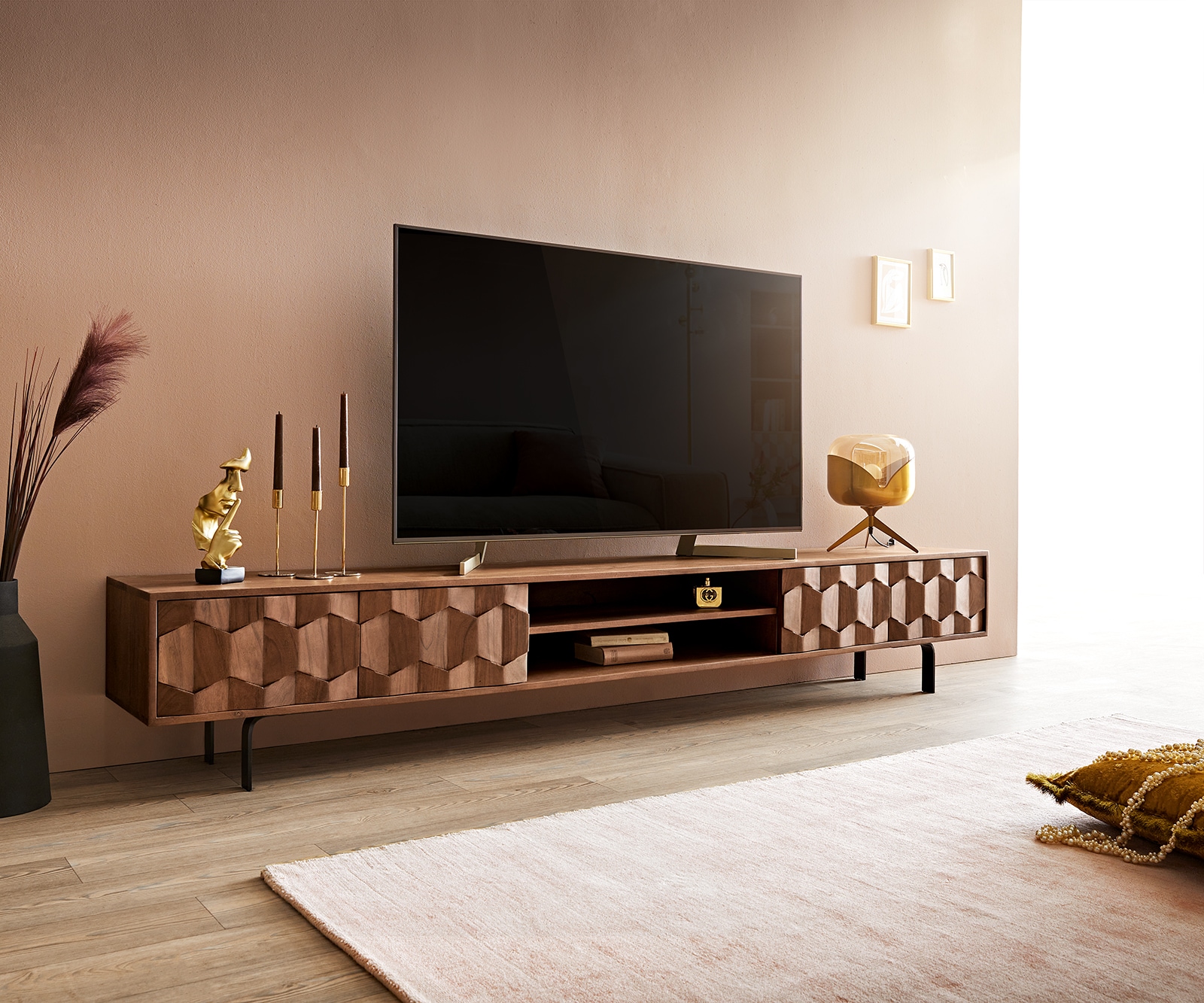 Lowboard Fevo Massivholz TV-Board 5 Lowboard Fevo Massivholz TV-Board 5