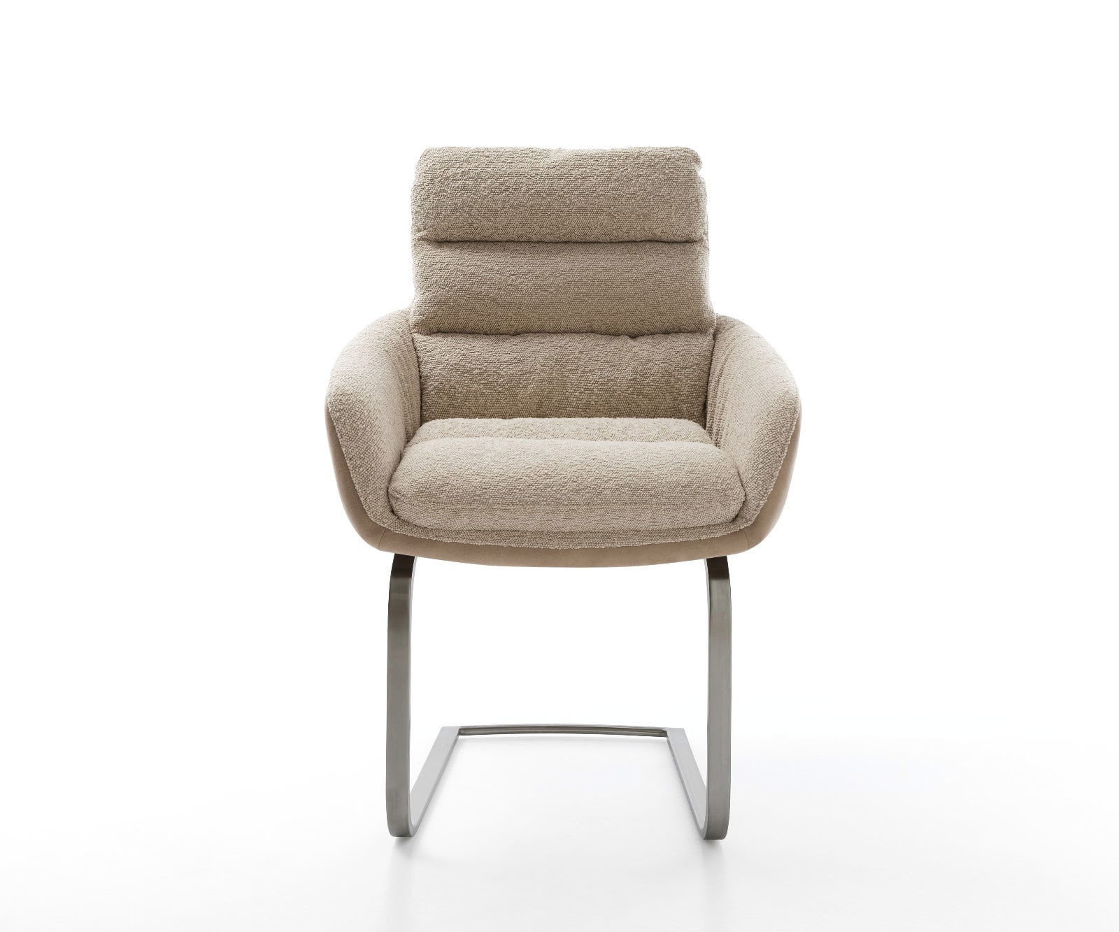 Freischwinger Abelia-Flex mit Armlehnen Materialmix Schlamm Freischwinger flach Graphit 1 Freischwinger Abelia-Flex mit Armlehnen Materialmix Schlamm Freischwinger flach Graphit 1