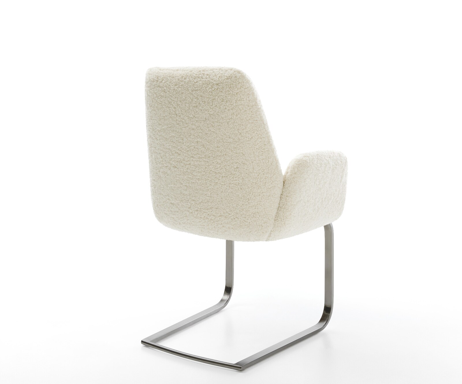 Cantilever Zoa-Flex tissu teddy beige pied cantilever plat grafiete resorts ensachés 4