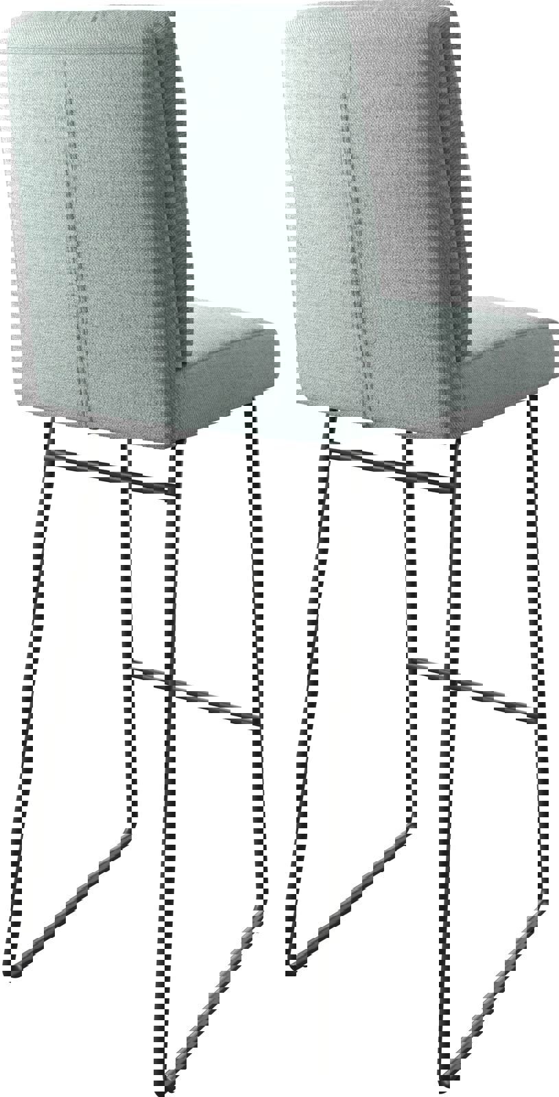 Barstuhl Pela-Flex Stripes Mint Kufengestell Metall 4 Barstuhl Pela-Flex Stripes Mint Kufengestell Metall 4