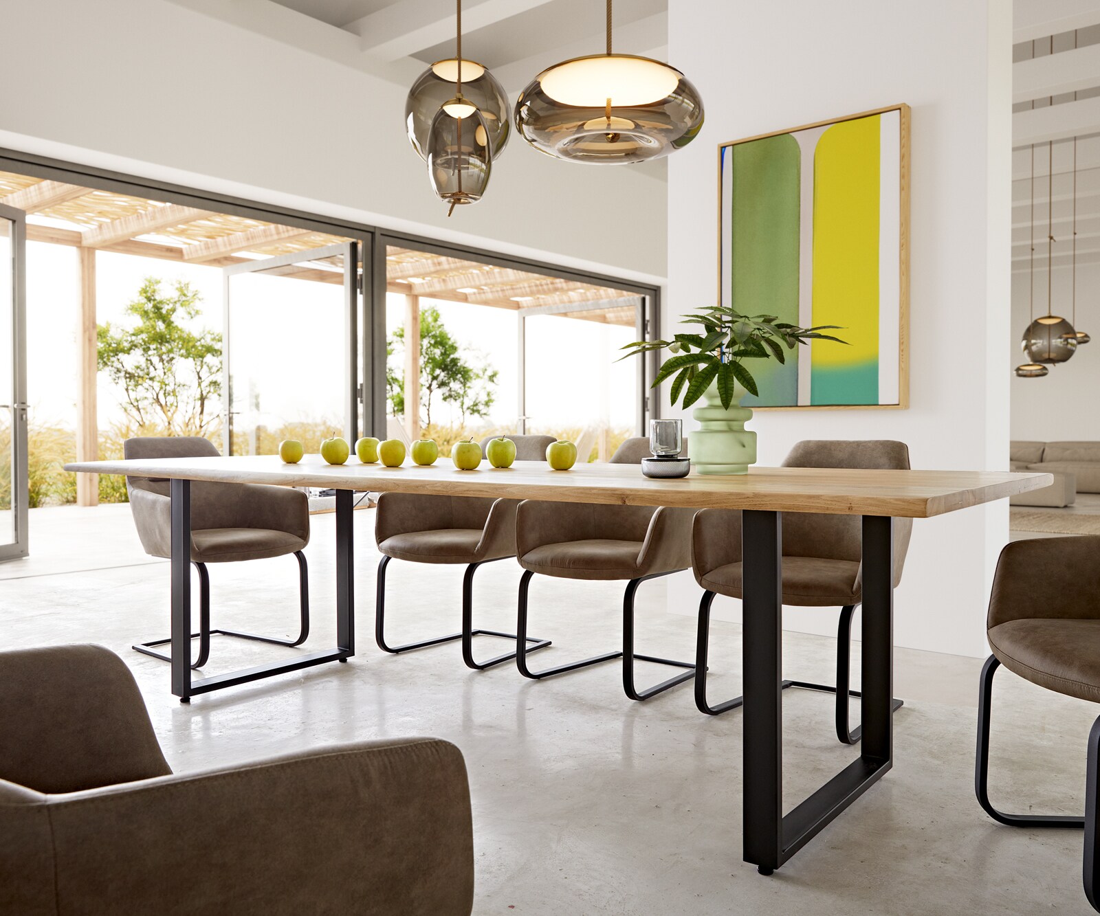 Esstisch Edge 260x100x2,5-3 Eiche Natur Kufe Schwarz Live-Edge 5 Esstisch Edge 260x100x2,5-3 Eiche Natur Kufe Schwarz Live-Edge 5